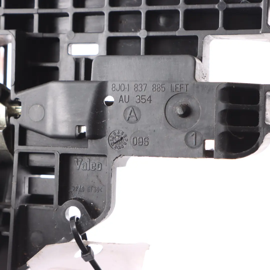 Front Door Handle Left N/S Base Mount Bracket Exterior to Audi TT 8J with Part number 8J0837885A Audi TT 8J Front Door Handle Left N/S Base Mount Bracket Exterior - SKU RHD-8J0837885A - Part number 8J0837885A