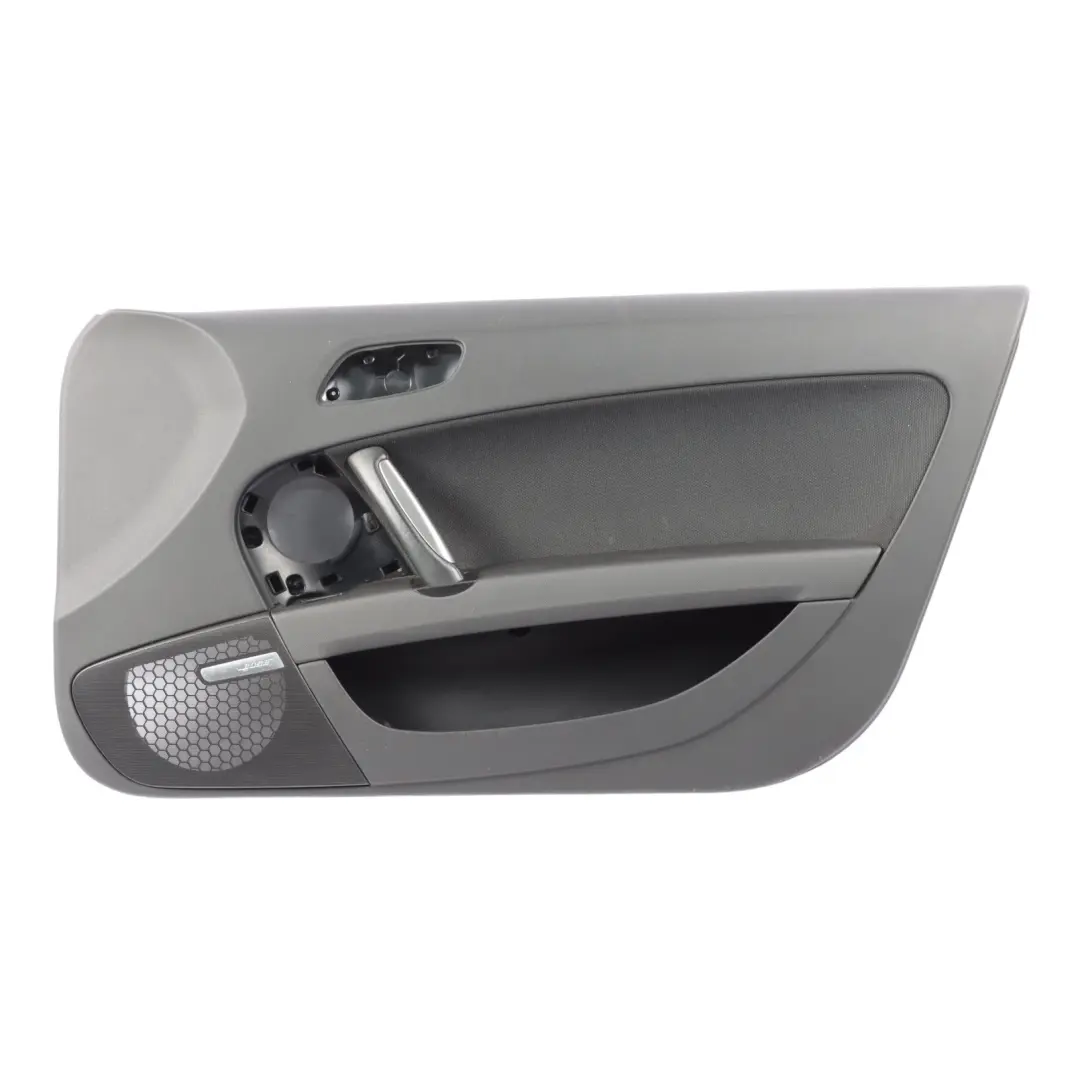 Door Card Front Right O/S Lining Trim Panel Leather Black 8J2867104 to Audi TT 8J with Part number RHD-8J2867104 Audi TT 8J Door Card Front Right O/S Lining Trim Panel Leather Black 8J2867104 - SKU RHD-8J2867104 - Part number RHD-8J2867104