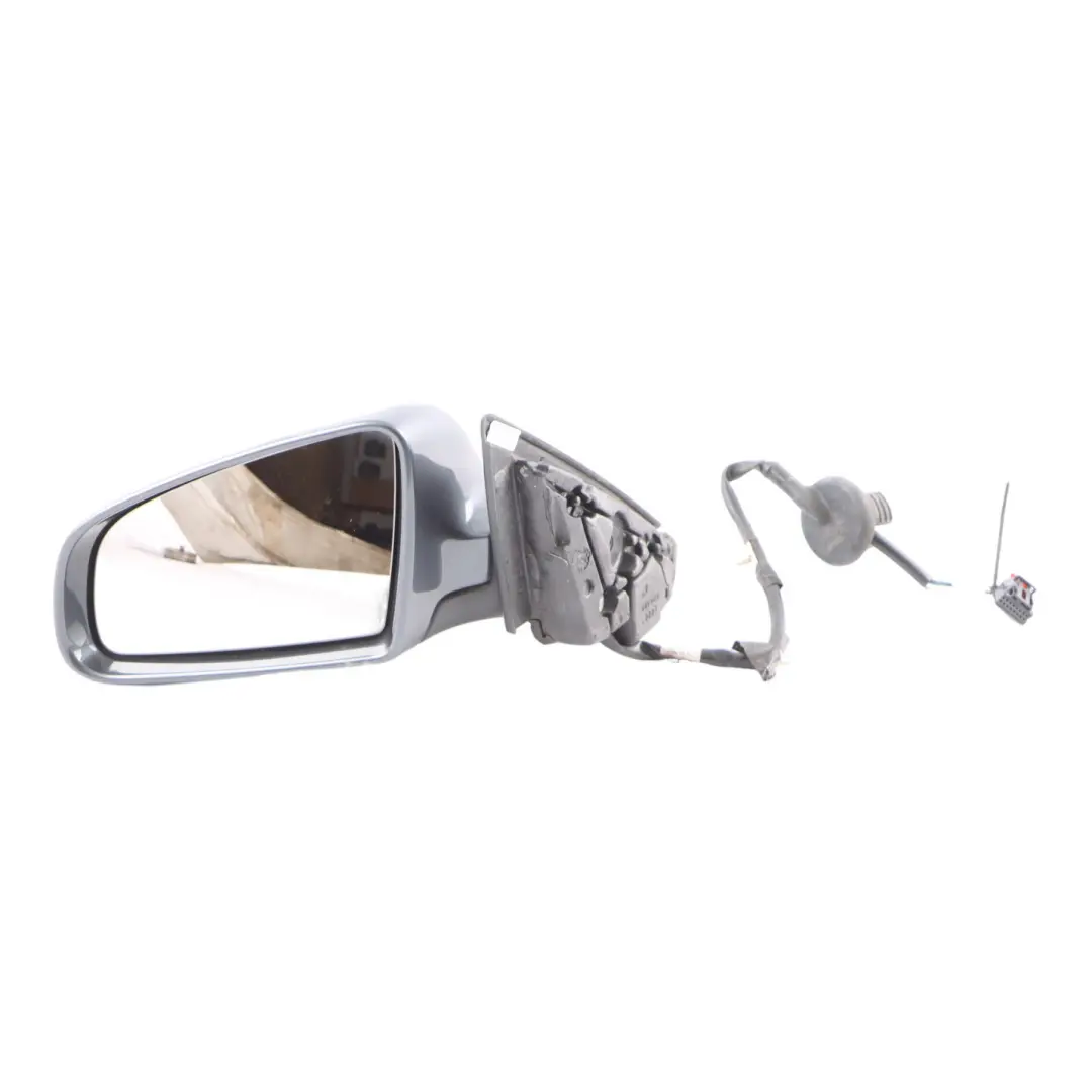 Audi A3 8P Door Wing Mirror View Left N/S Dolphin Grey X7Z - SKU RHD-8P2858531K-DGM - Part number 8P2858531K-DGM