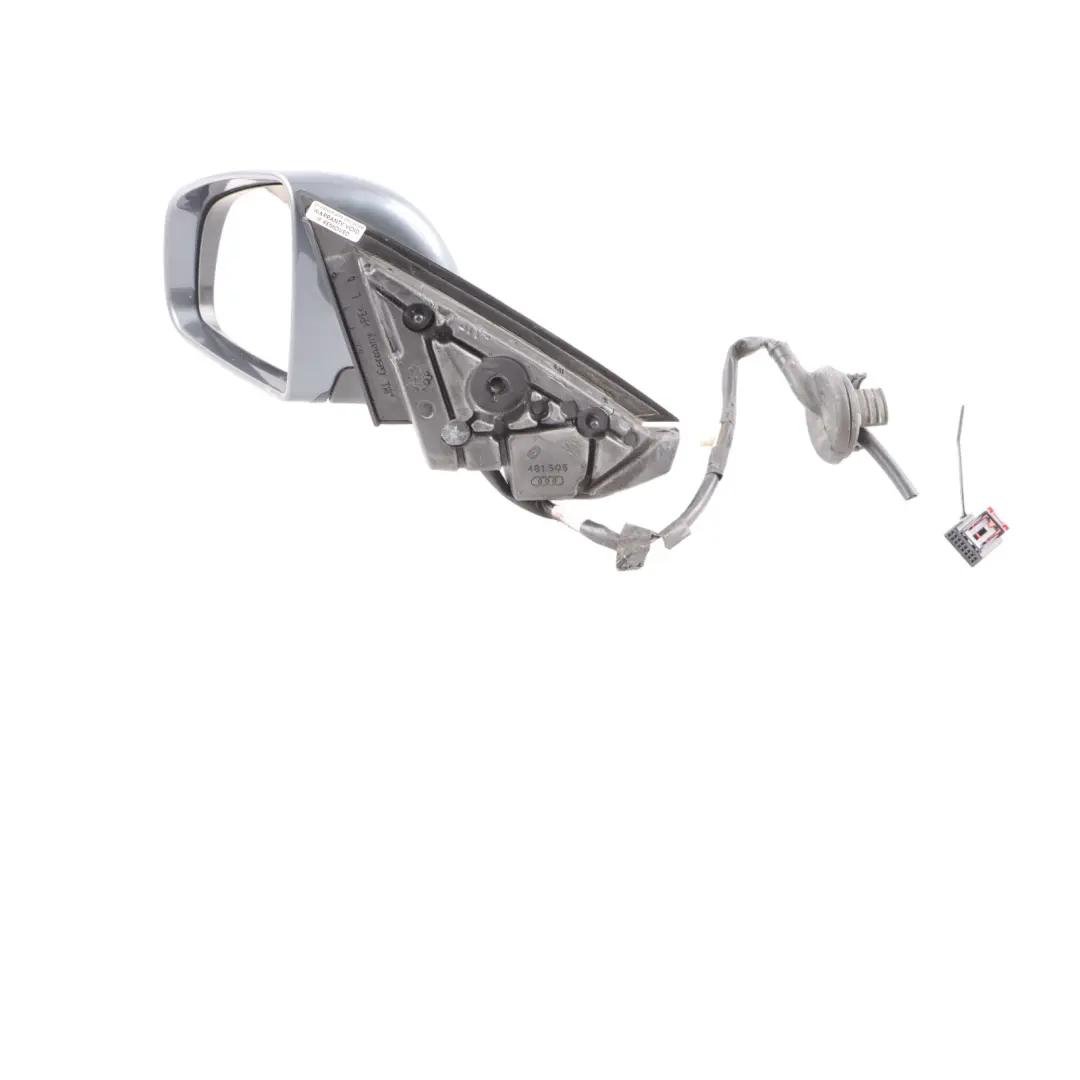 Audi A3 8P Door Wing Mirror View Left N/S Dolphin Grey X7Z - SKU RHD-8P2858531K-DGM - Part number 8P2858531K-DGM