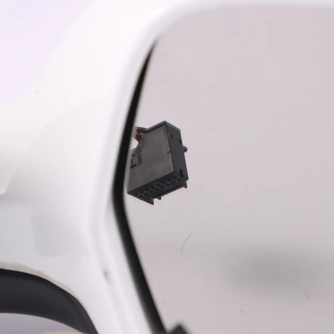 Audi A3 E 104 T Wing Mirror Door Right O/S Outside Ibis White - Y9C - SKU RHD-8P2858532EB-IWH - Part number 8P2858532EB