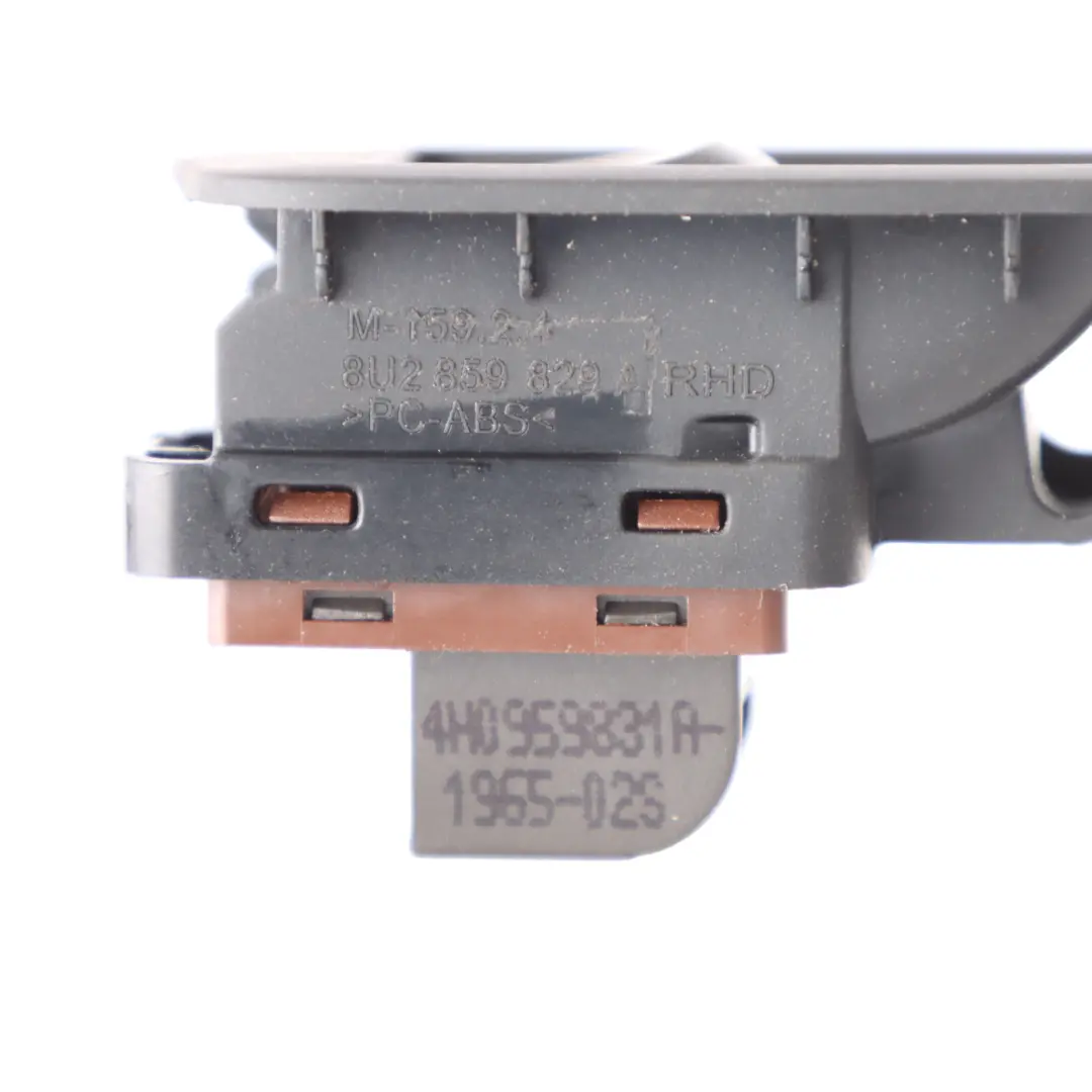 Audi Q3 8U Tailgate Switch Boot Trunk Lid Handle Push Button - SKU RHD-8U2859829A - Part number 8U2859829A