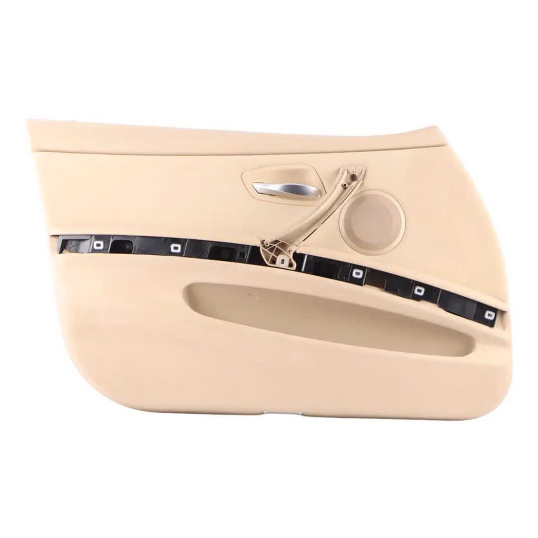 Front Left N/S Door Card Panel Trim Lining Cloth Beige to BMW E90 E91 with Part number 9154161 BMW E90 E91 Front Left N/S Door Card Panel Trim Lining Cloth Beige - SKU rhd-9154161 - Part number 9154161