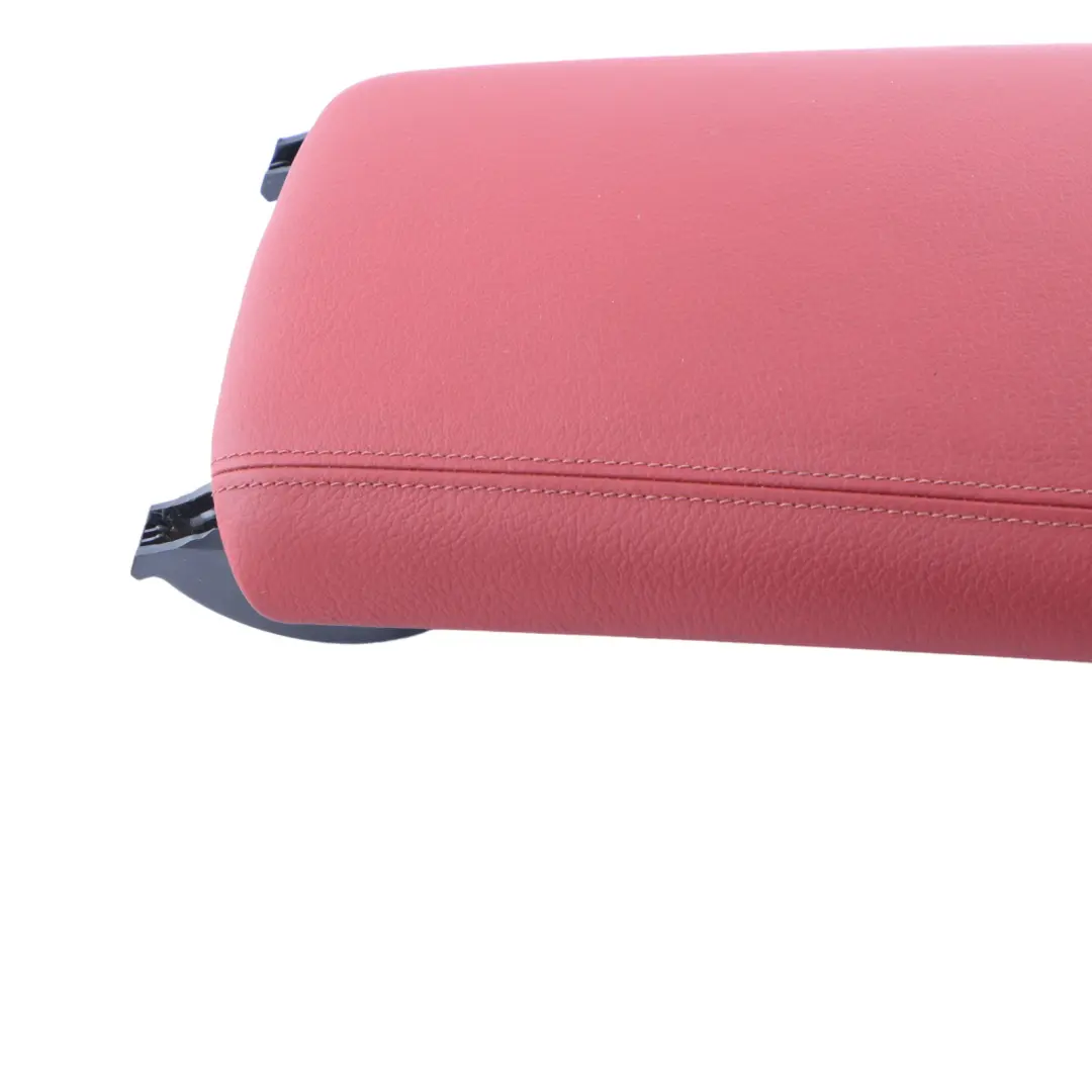 BMW Z4 E89 Centre Console Armrest Storage Tray Flap Leather Korallrot Coral Red - SKU RHD-9181217 - Part number 9181217