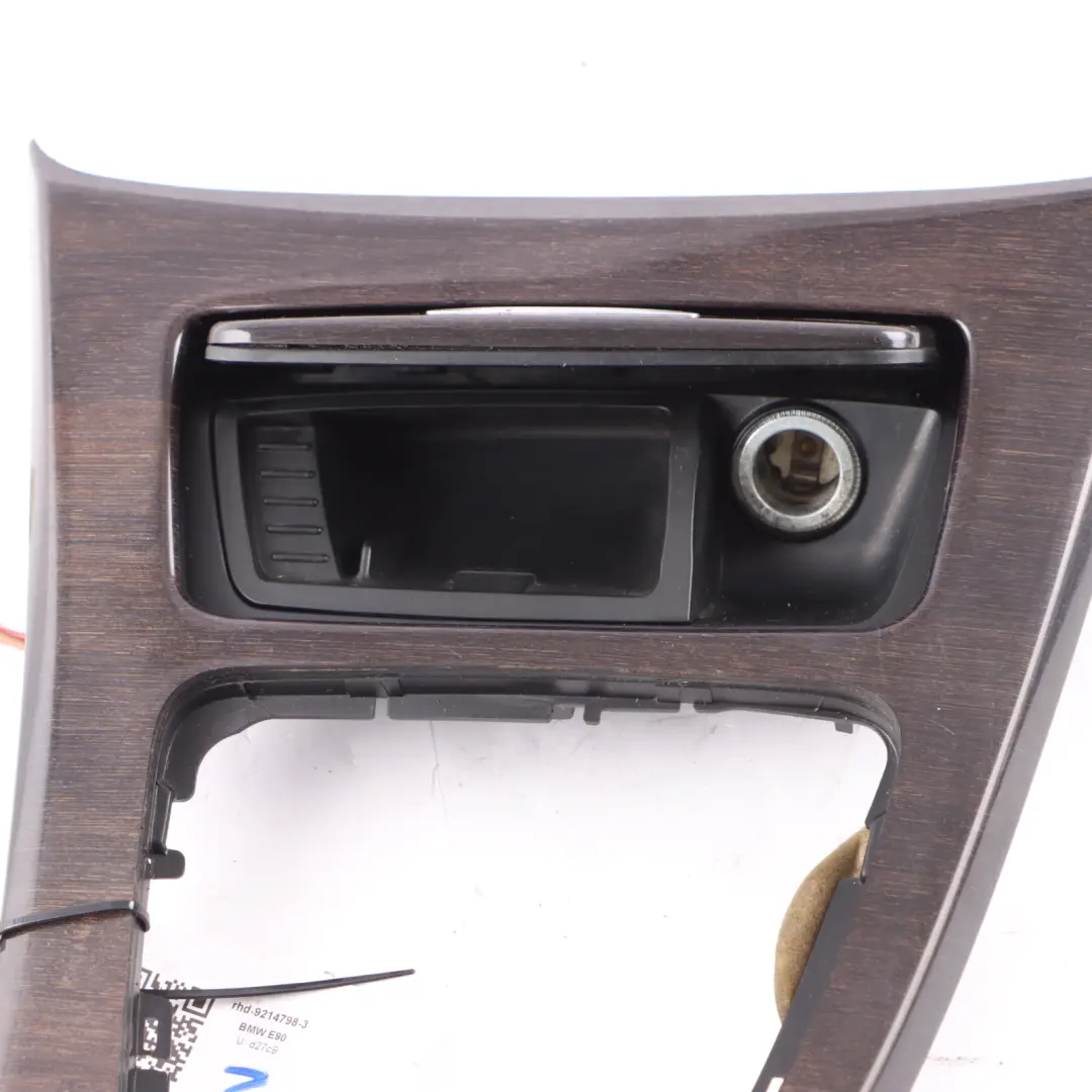 BMW E90 E91 LCI Trim Dashboard Console Strip Bamboo Woodgrain Set - SKU rhd-9214798-3 - Part number 9214798