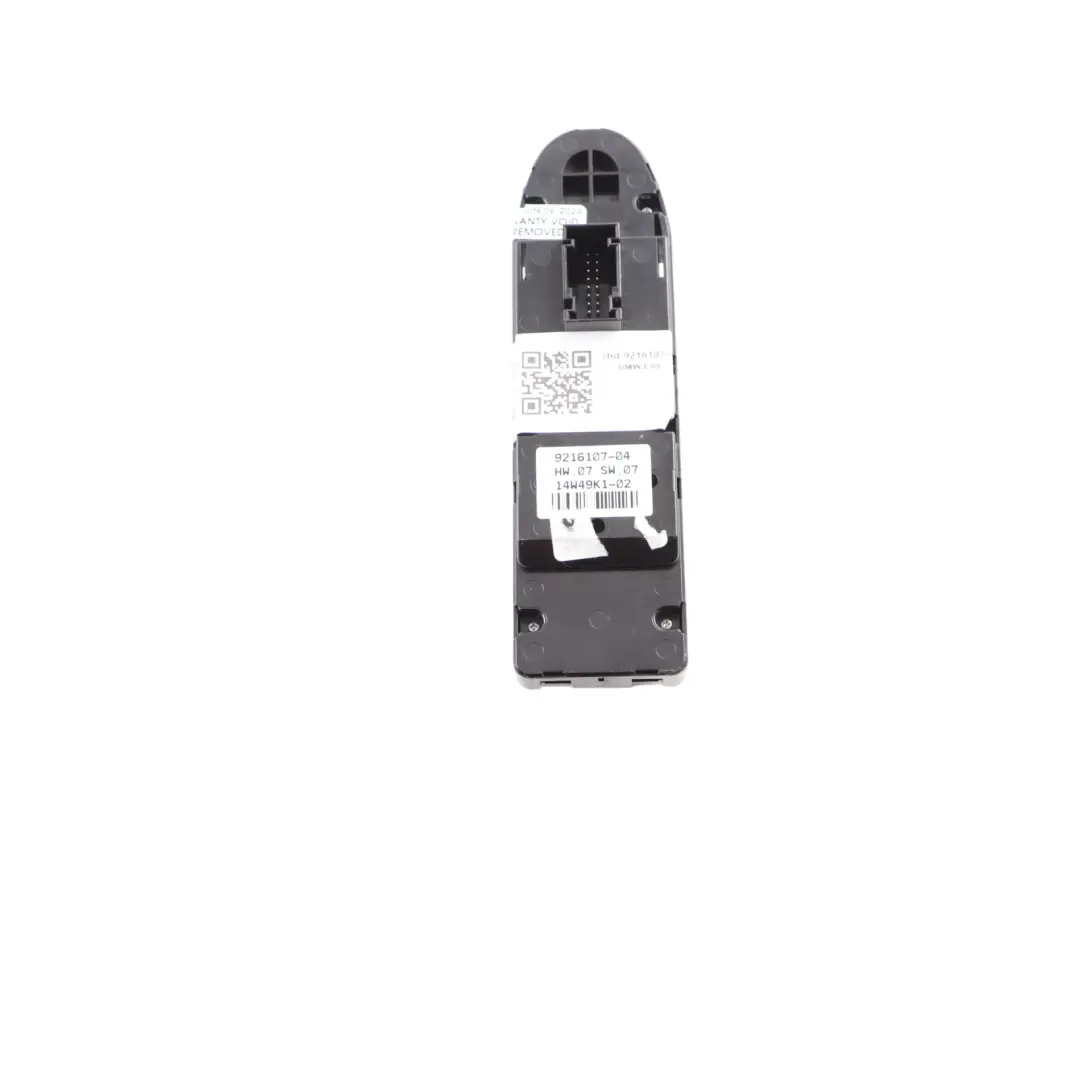 BMW Z4 E89 Cabrio Roadster Switch Window Lifter Driver's Right O/S Side - SKU RHD-9216107-1 - Part number 9216107