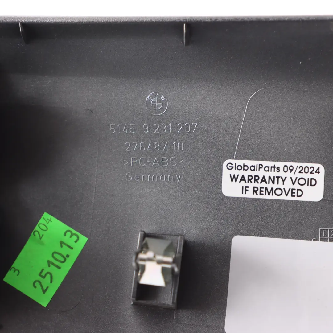 Trim Panel Dashboard Cover Satinsilber Silver to BMW F30 with Part number 9231207 BMW F30 Trim Panel Dashboard Cover Satinsilber Silver - SKU rhd-9231207 - Part number 9231207