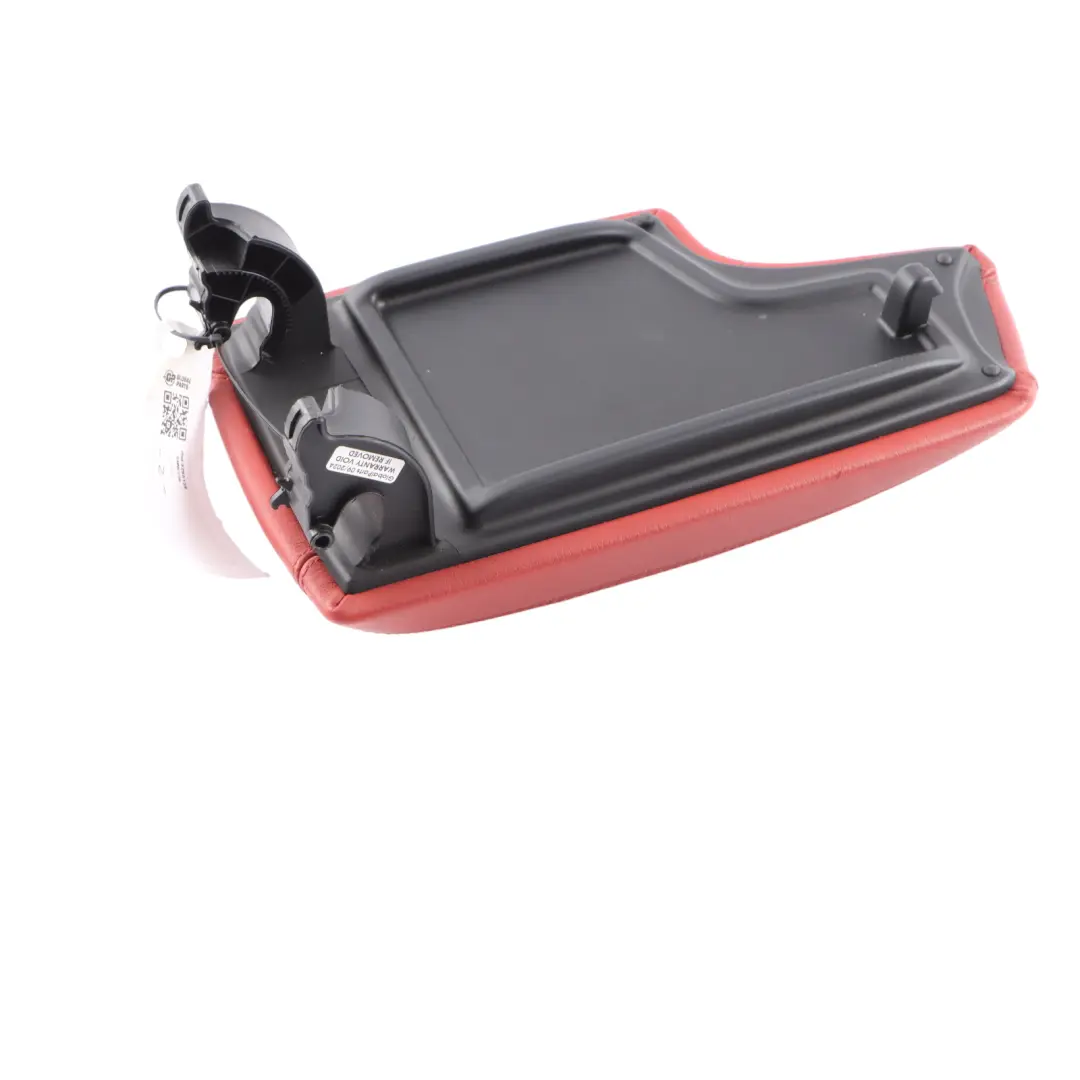 Leather Cover Centre Console Armrest Coral Red to BMW F30 F31 F32 F33 with Part number 9285139 BMW F30 F31 F32 F33 Leather Cover Centre Console Armrest Coral Red - SKU RHD-9285139 - Part number 9285139