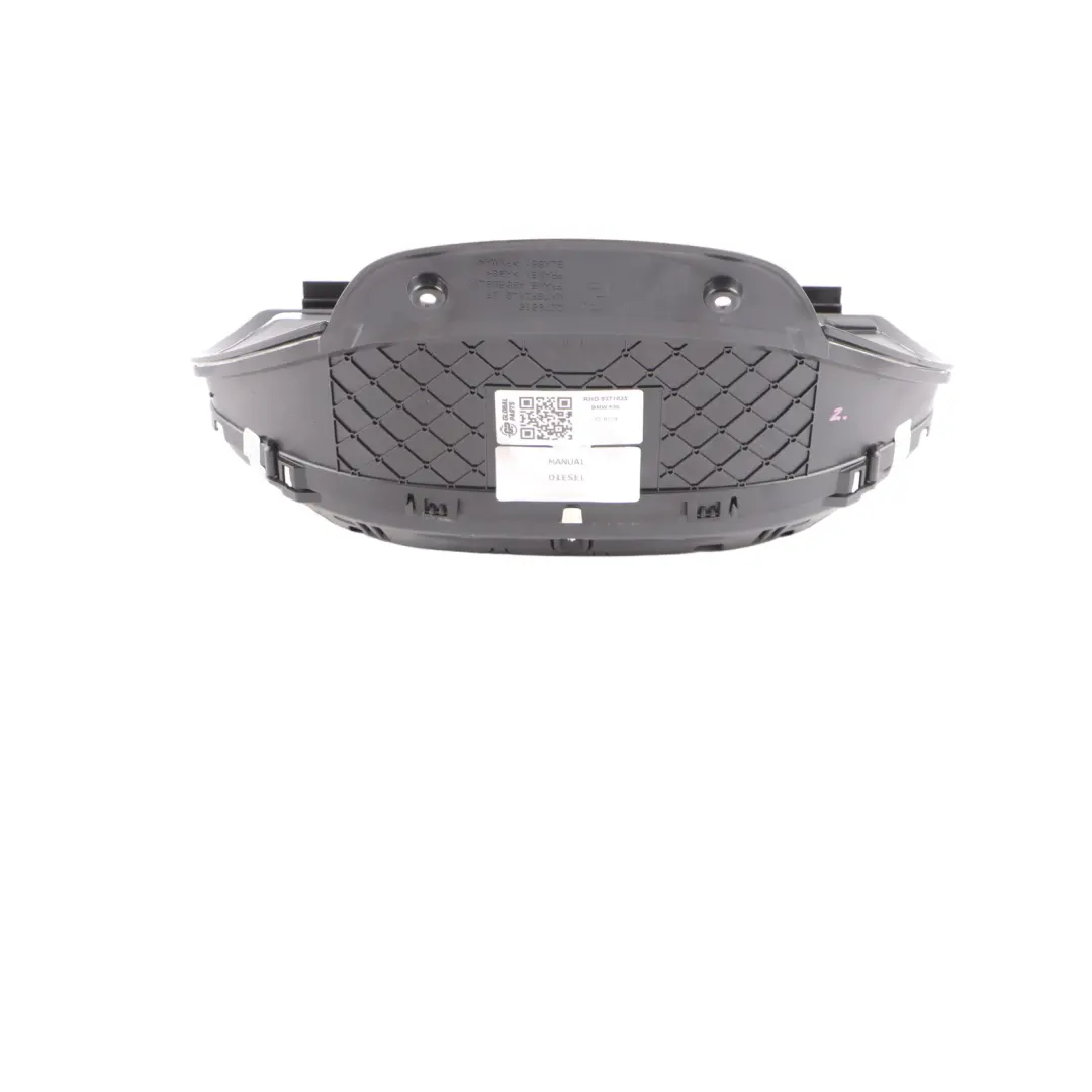 Instrument Cluster Speedo Clocks Manual to BMW F30 F31 F32 F33 F36 Diesel with Part number 9371035 BMW F30 F31 F32 F33 F36 Diesel Instrument Cluster Speedo Clocks Manual - SKU RHD-9371035 - Part number 9371035