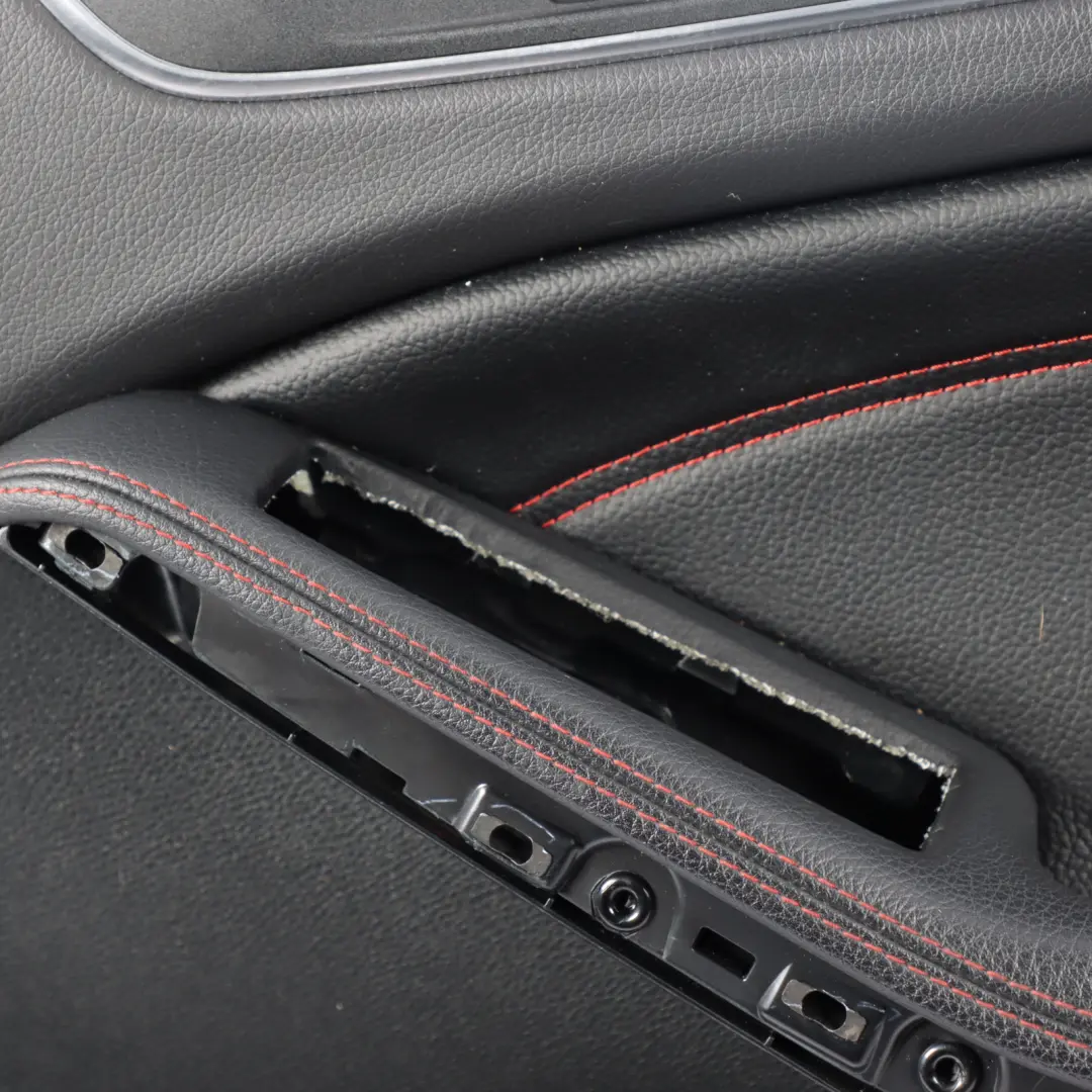 Front Door Card Cover Trim Panel Right O/S Leather Black to Mercedes X156 with Part number A1567201200 Mercedes X156 Front Door Card Cover Trim Panel Right O/S Leather Black - SKU RHD-A1567201200-1 - Part number A1567201200