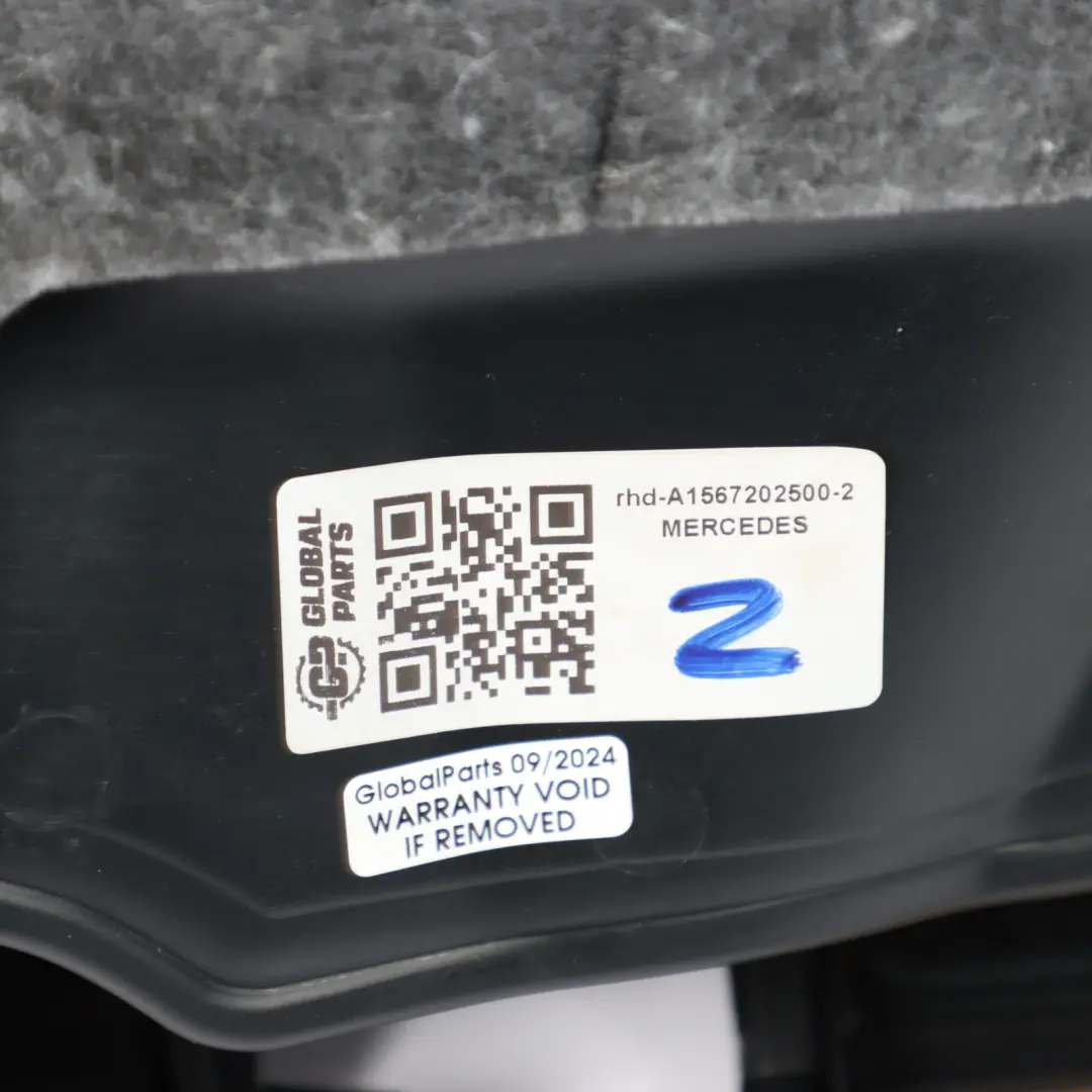 Mercedes X156 Door Card Cover Front Left N/S Trim Panel Leather Black - SKU rhd-A1567202500-2 - Part number A1567202500