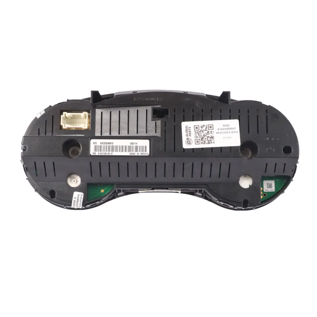 Instrument Cluster Speedo Automatic to Mercedes W164 Diesel with Part number A1645409047 Mercedes W164 Diesel Instrument Cluster Speedo Automatic - SKU RHD-A1645409047 - Part number A1645409047