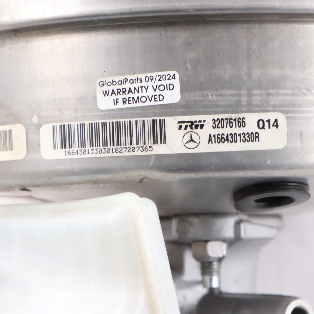 Brake Servo Booster Master Cylinder Module A1664301330 to Mercedes W166 with Part number A1664301130 Mercedes W166 Brake Servo Booster Master Cylinder Module A1664301330 - SKU rhd-A1664301130-1 - Part number A1664301130