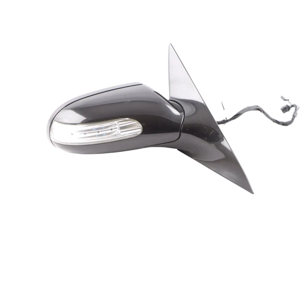 Mercedes SLK R171 Wing Mirror Right O/S Door Power Fold Obsidian Black - 197 - SKU rhd-A1718101676-OB1 - Part number A1718101676