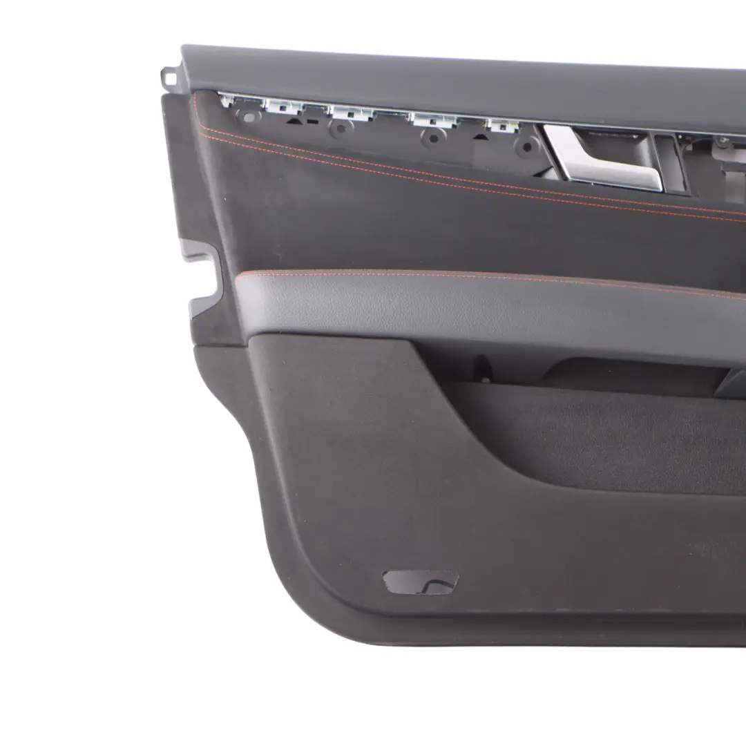 Mercedes W204 Door Card Front Left N/S Trim Panel Covering Leather Microfibre - SKU RHD-A2047200972 - Part number A2047200972