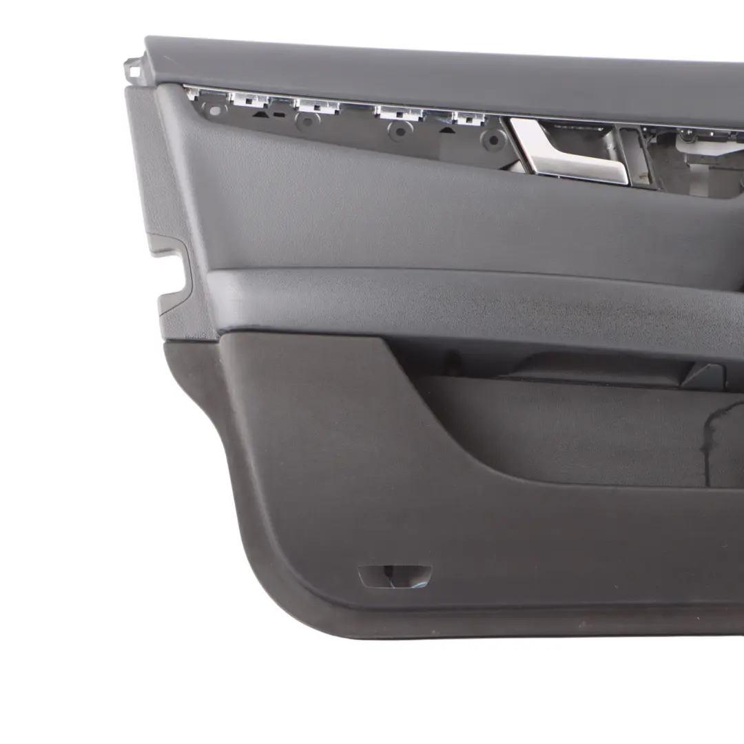 Front Left N/S Door Card Trim Panel Covering Black Cloth Fabric to Mercedes W204 with Part number A2047202063 Mercedes W204 Front Left N/S Door Card Trim Panel Covering Black Cloth Fabric - SKU rhd-A2047202063 - Part number A2047202063