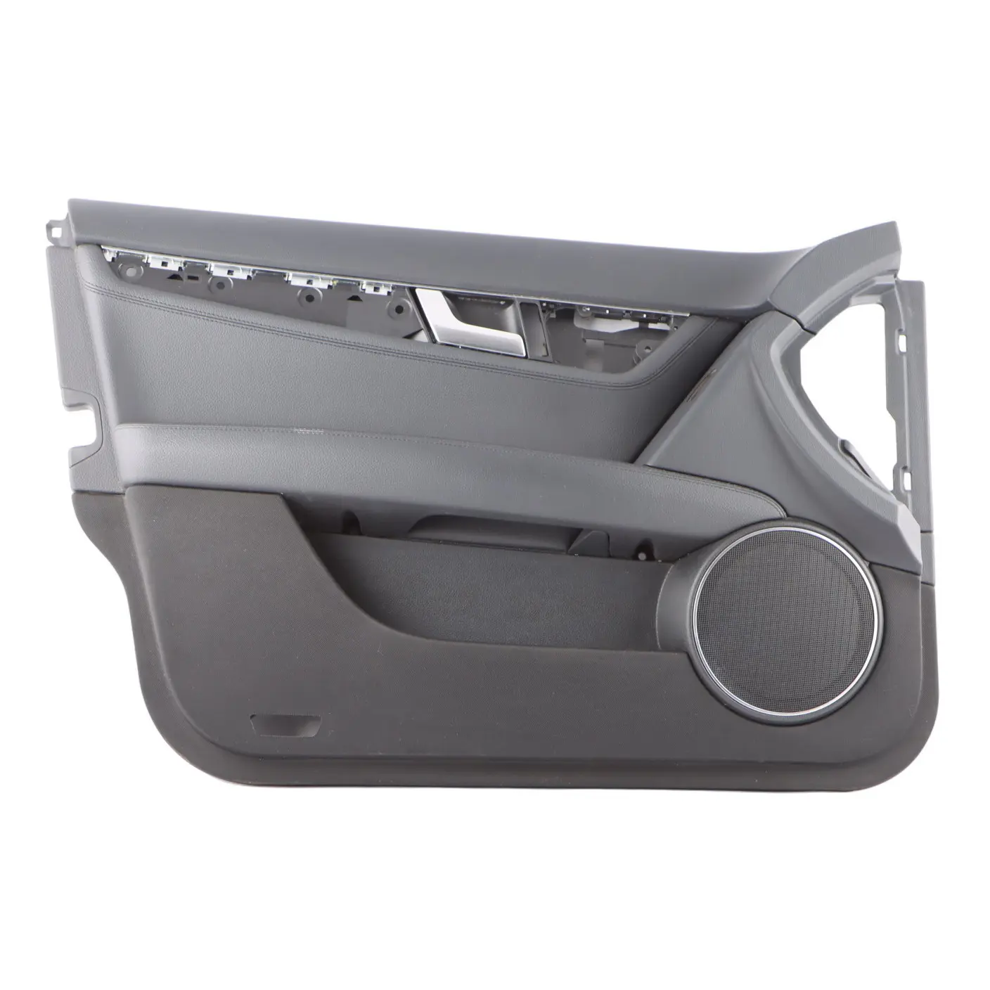 Mercedes W204 Door Card Front Left N/S Trim Panel Cover Black Cloth Fabric