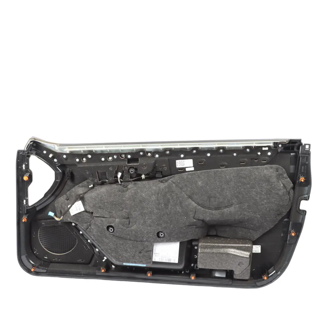 Mercedes C204 Door Card Front Left N/S Trim Panel Cover Lining Black White Seam - SKU RHD-A2047207371 - Part number A2047207371