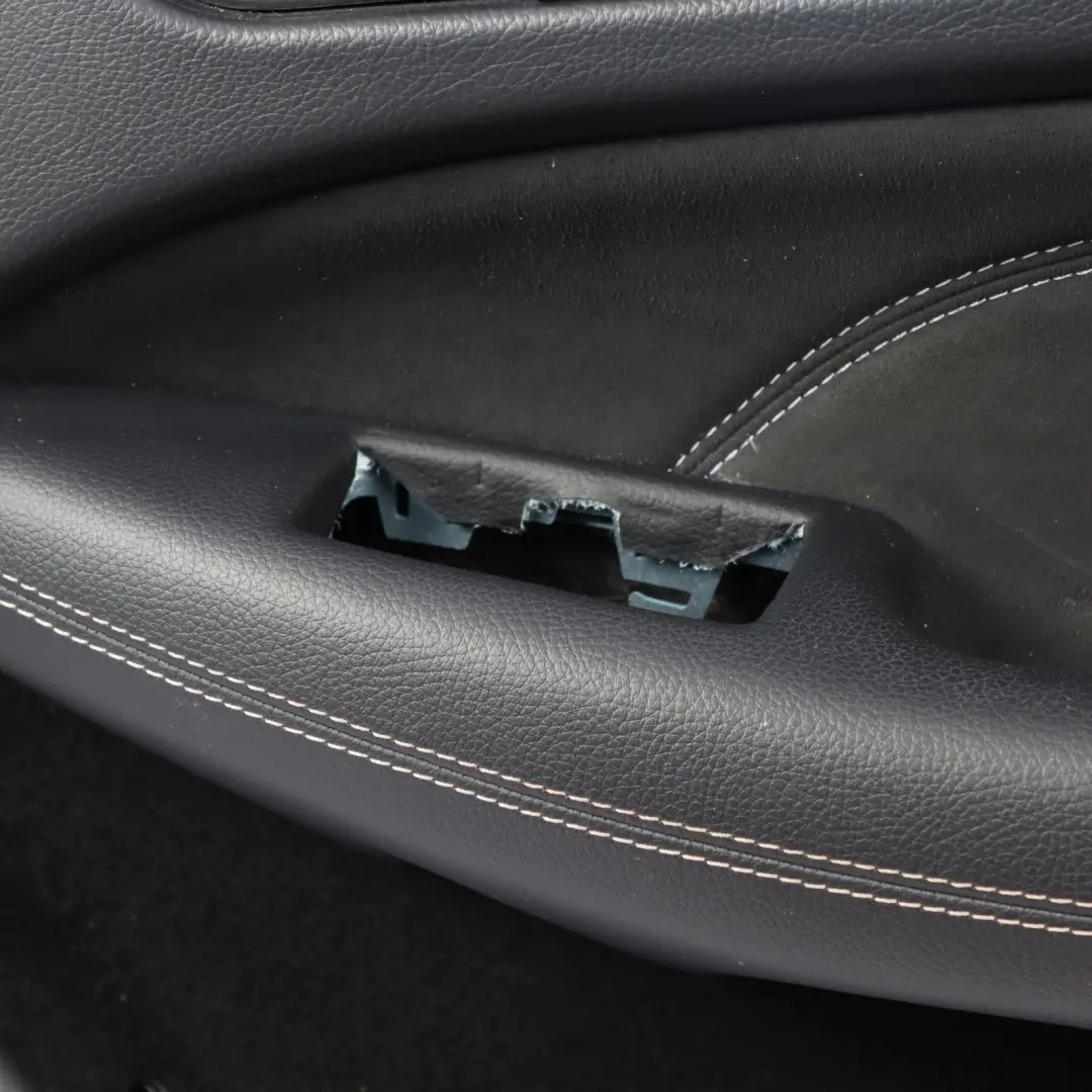 Door Card Front Right O/S Trim Panel Cover Lining Black White Seam to Mercedes C204 with Part number RHD-A2047207471 Mercedes C204 Door Card Front Right O/S Trim Panel Cover Lining Black White Seam - SKU RHD-A2047207471-1 - Part number RHD-A2047207471