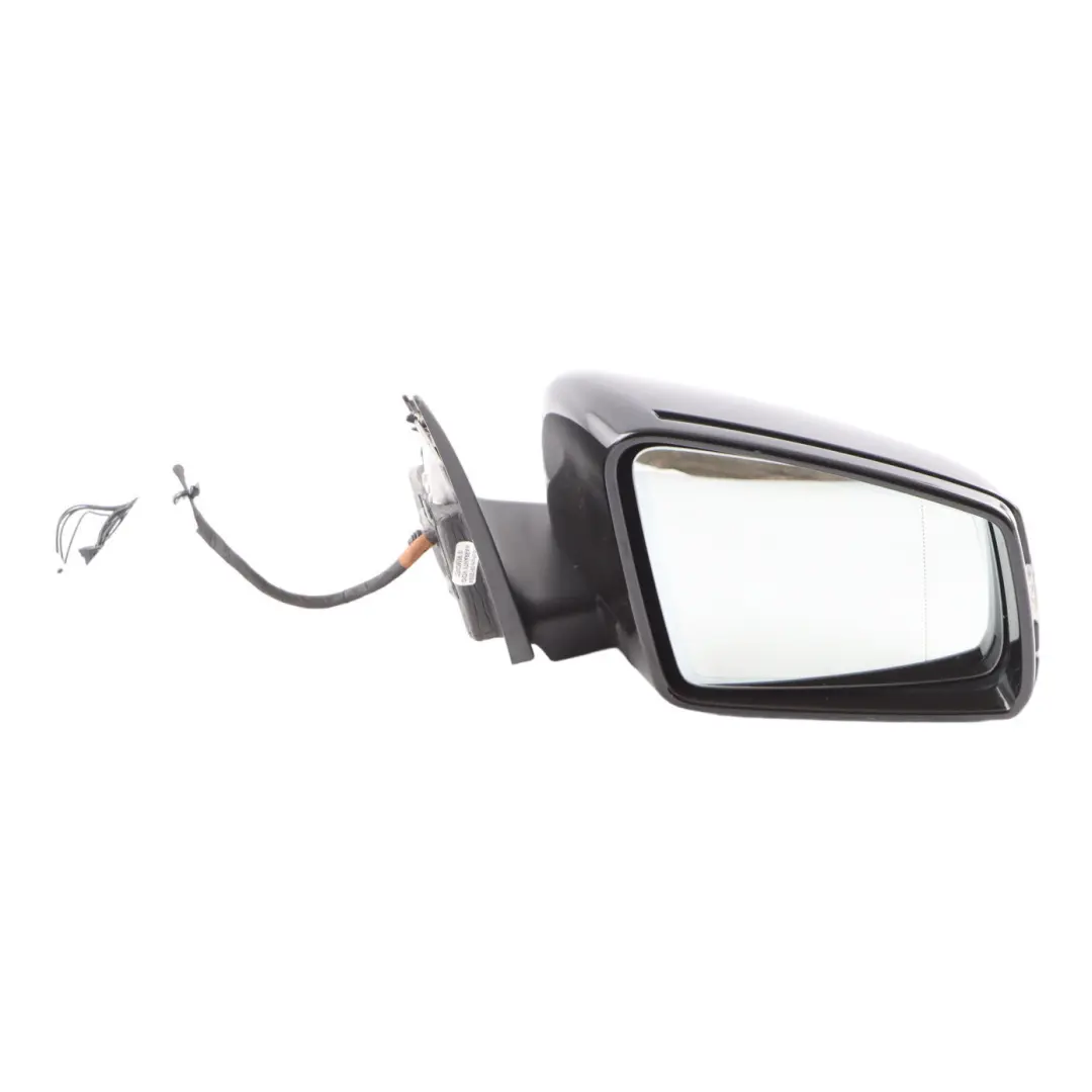 Mercedes W204 Wing Mirror Power Fold Door Right O/S Obsidian Black Metallic 197 - SKU RHD-A2048103076-OB1 - Part number A2048103076