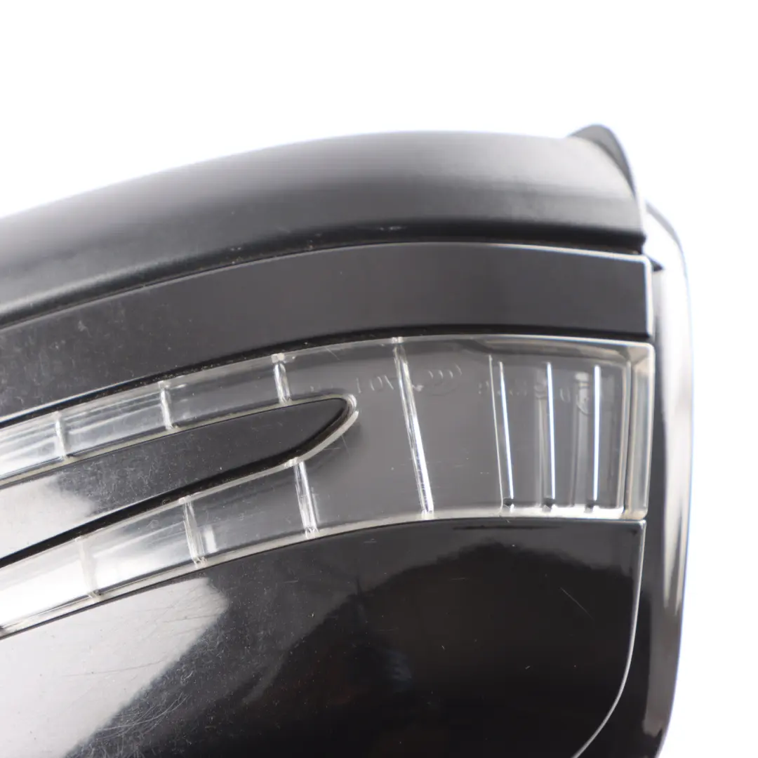 Mercedes W204 Wing Mirror Power Fold Door Right O/S Obsidian Black Metallic 197 - SKU RHD-A2048103076-OB1 - Part number A2048103076