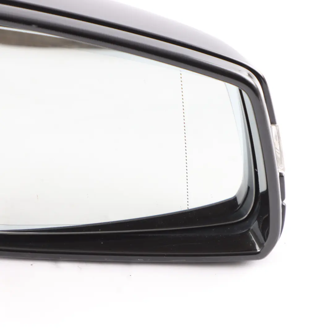 Mercedes W204 Wing Mirror Power Fold Door Right O/S Obsidian Black Metallic 197 - SKU RHD-A2048103076-OB1 - Part number A2048103076