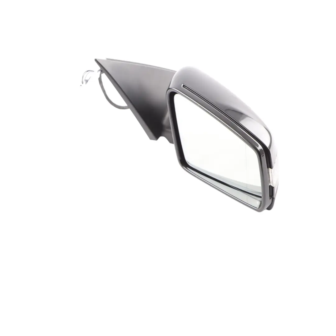 Mercedes W204 Wing Mirror Power Fold Door Right O/S Obsidian Black Metallic 197 - SKU RHD-A2048103076-OB1 - Part number A2048103076