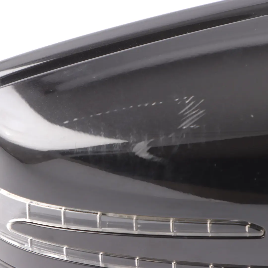 Mercedes W204 Wing Mirror Power Fold Door Right O/S Obsidian Black Metallic 197 - SKU RHD-A2048103076-OB1 - Part number A2048103076