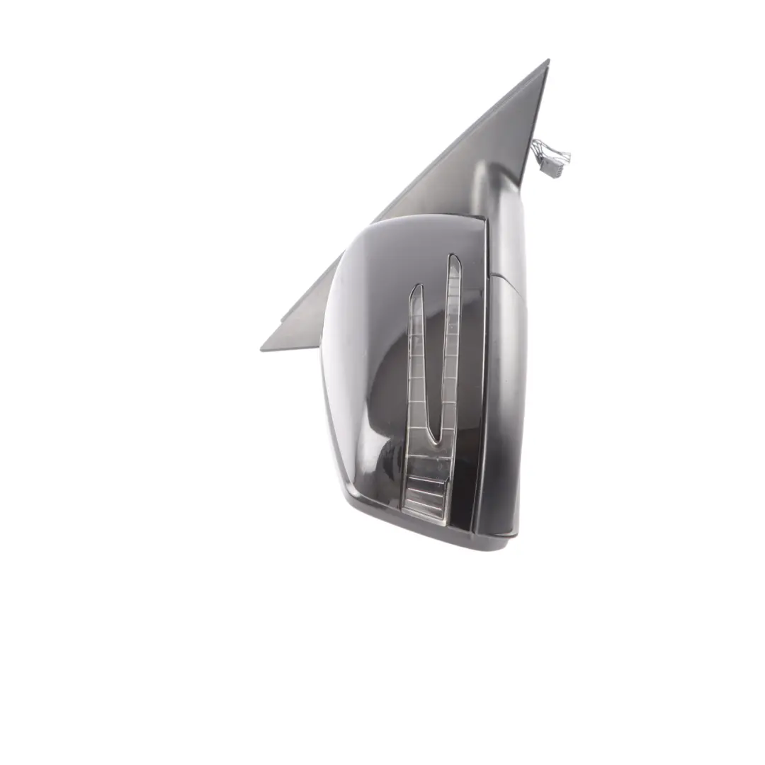 Mercedes W204 Wing Mirror Power Fold Door Right O/S Obsidian Black Metallic 197 - SKU RHD-A2048103076-OB1 - Part number A2048103076