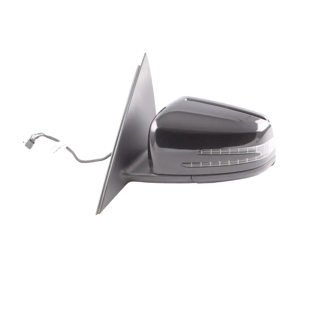 Mercedes W204 Wing Mirror Door Left N/S Obsidian Black Metallic - 197 - SKU RHD-A2048103176-OB1 - Part number A2048103176