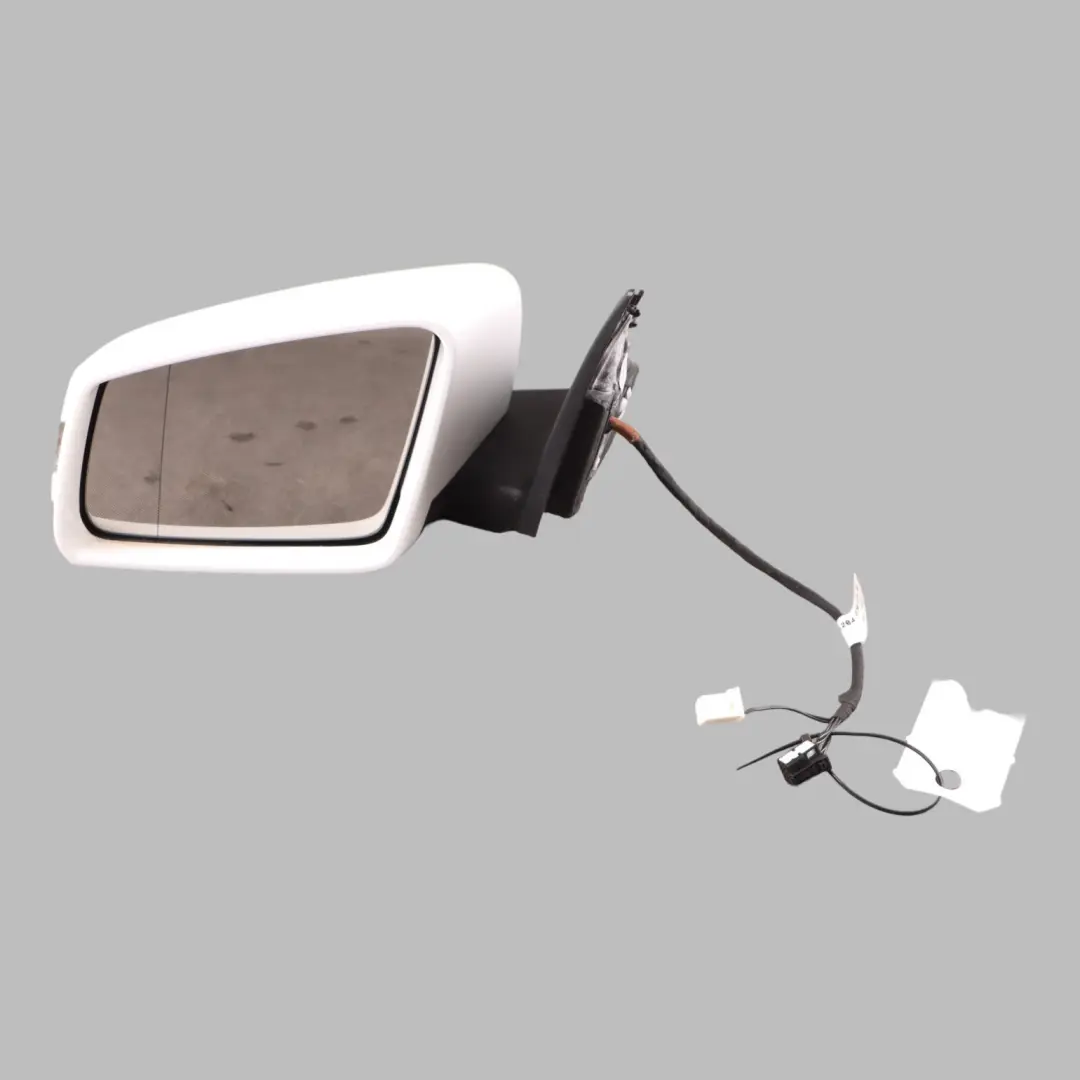 Mercedes W204 Wing Mirror Power Fold Auto Dimming Left N/S Polar White - 149 - SKU rhd-A2048103176-POL1 - Part number A2048103176