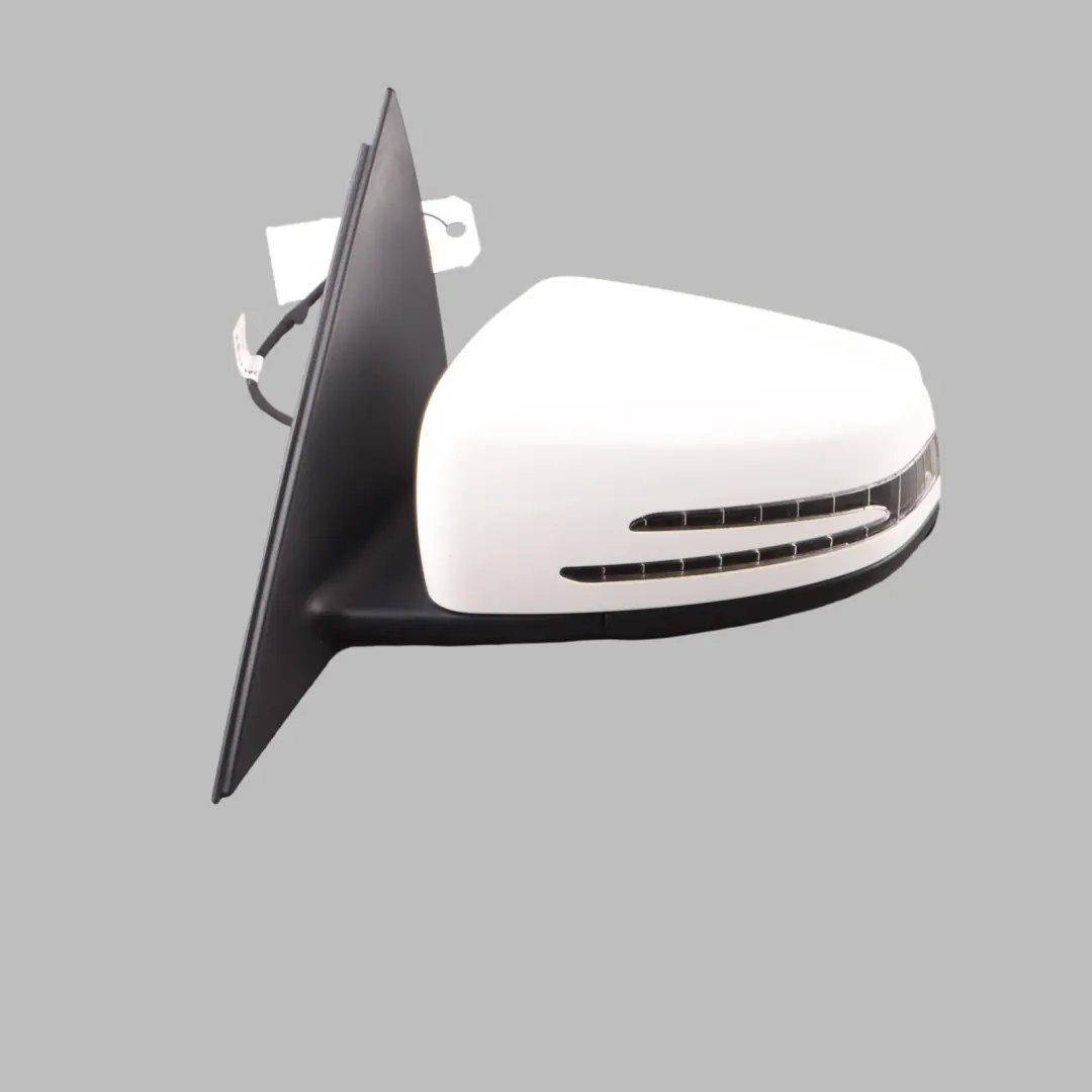Mercedes W204 Wing Mirror Power Fold Auto Dimming Left N/S Polar White - 149 - SKU rhd-A2048103176-POL1 - Part number A2048103176