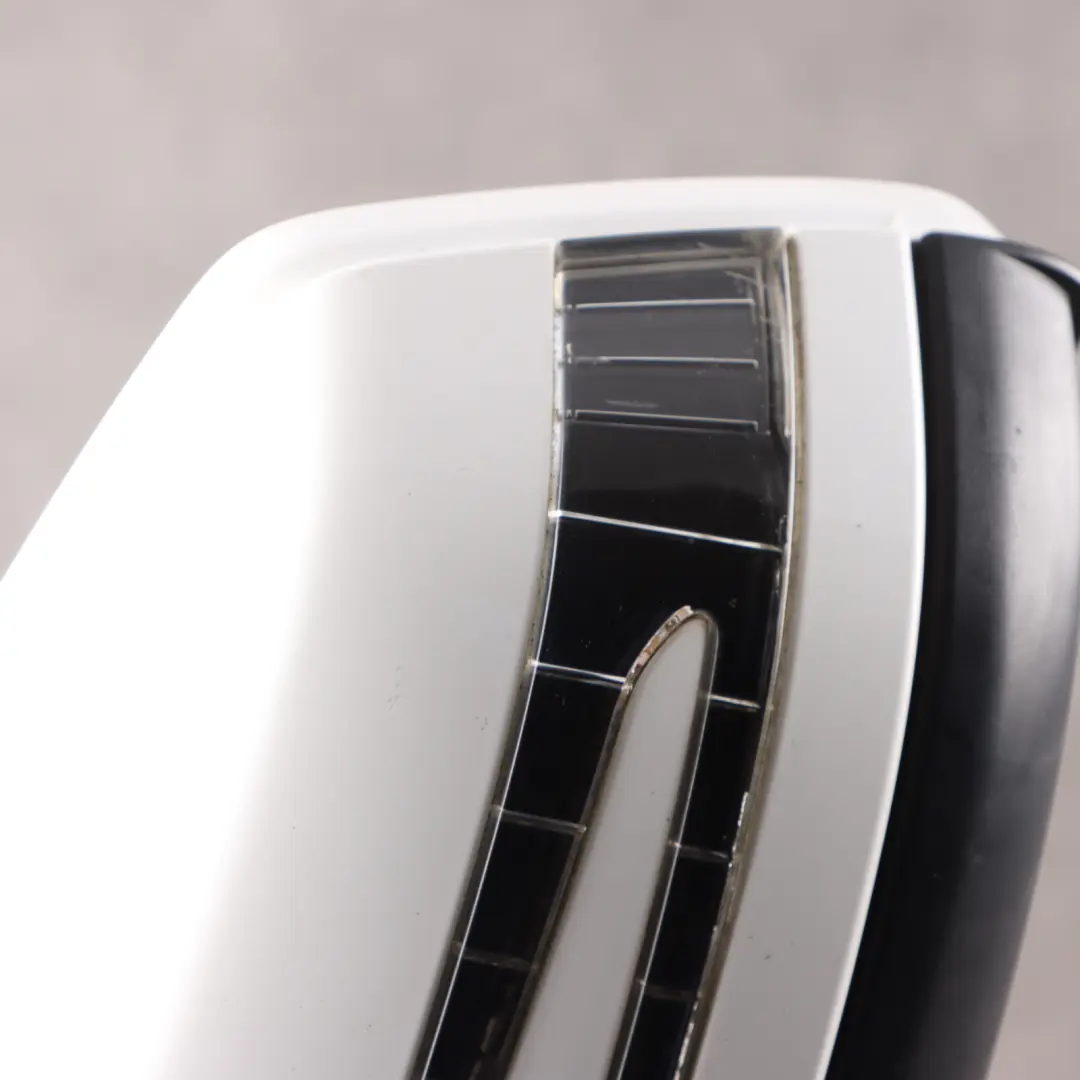 Mercedes W204 Wing Mirror Power Fold Auto Dimming Left N/S Polar White - 149 - SKU rhd-A2048103176-POL1 - Part number A2048103176