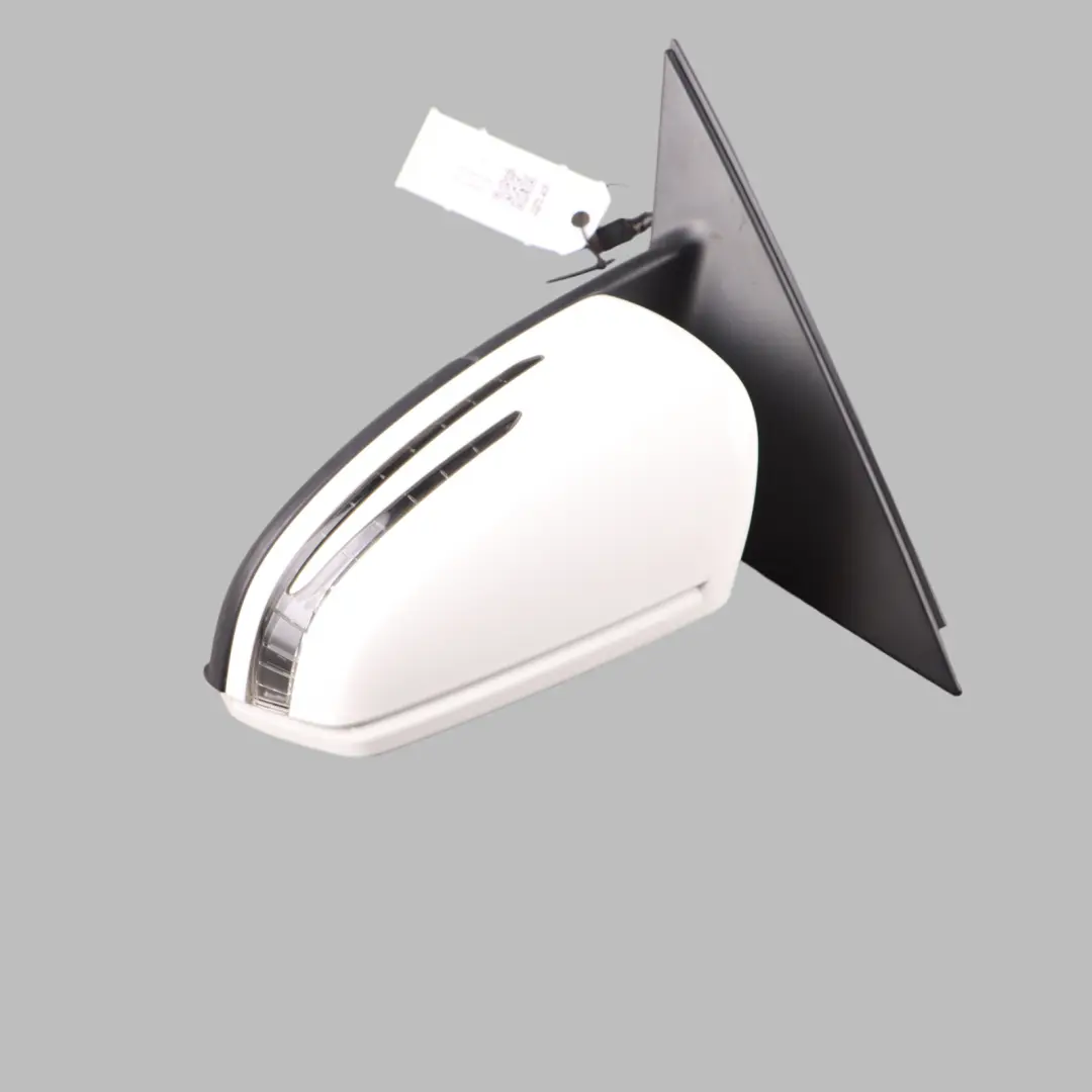 Mercedes W204 Wing Mirror Power Fold Auto Dimming Left N/S Polar White - 149 - SKU rhd-A2048103176-POL1 - Part number A2048103176