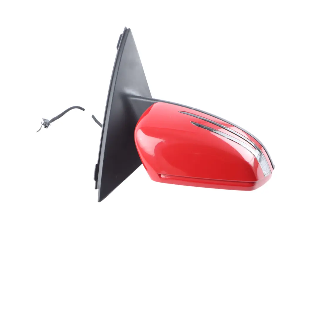 Wing Mirror Door Right O/S Power Fold Fire Opal Red 590 to Mercedes W204 Coupe with Part number A2048103676 Mercedes W204 Coupe Wing Mirror Door Right O/S Power Fold Fire Opal Red 590 - SKU rhd-A2048103676-FUP - Part number A2048103676