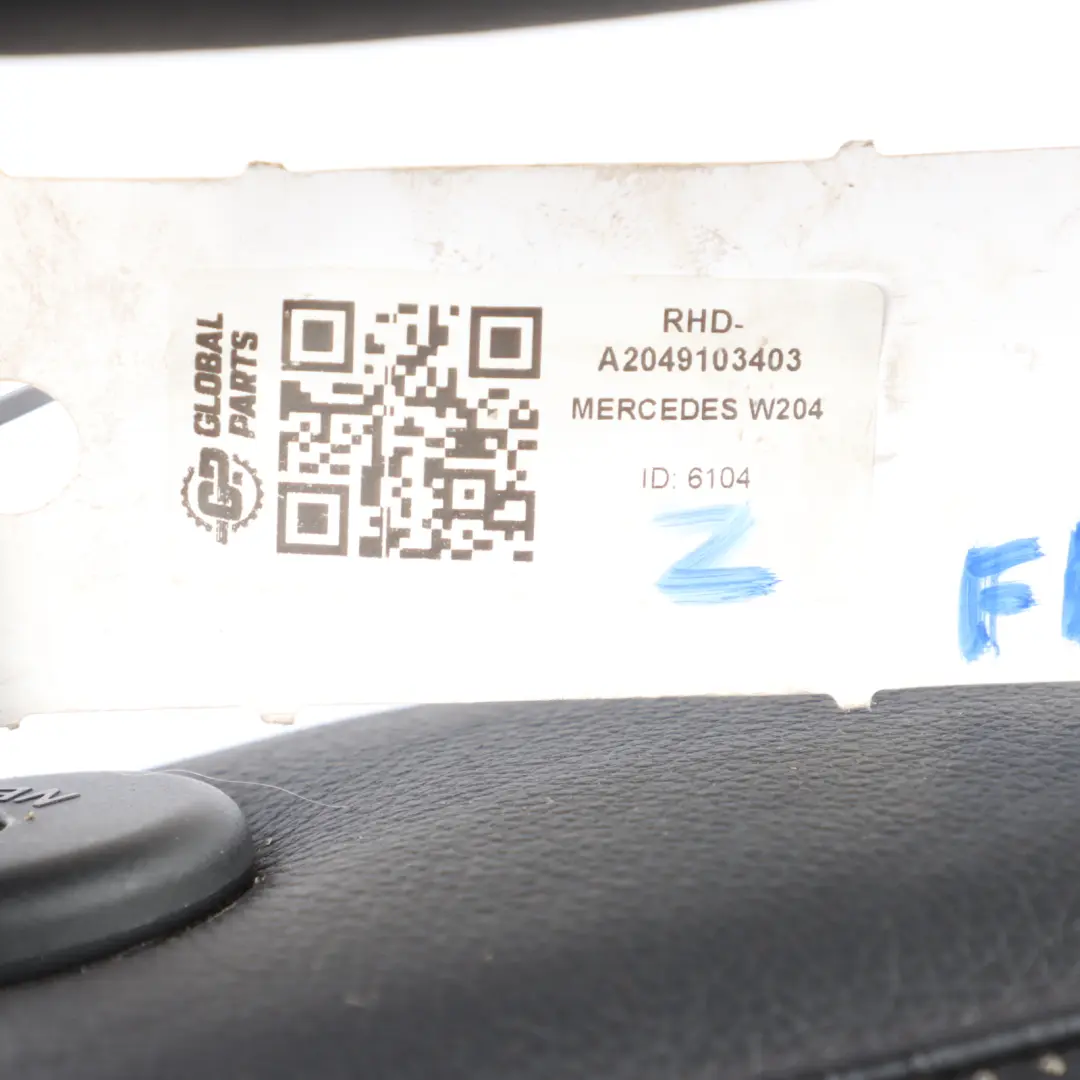 Mercedes C204 Seat Front Right O/S Interior Electric Climatised Leather Black - SKU RHD-A2049103403 - Part number A2049103403