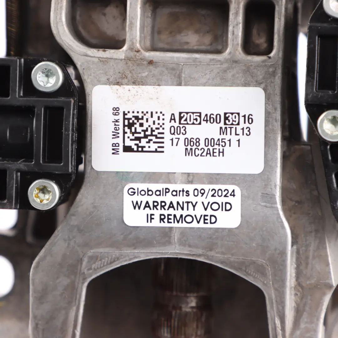 Mercedes W205 W213 Electric Adjustable Steering Column Shaft Tube - SKU RHD-A2054603916-1 - Part number A2054603916