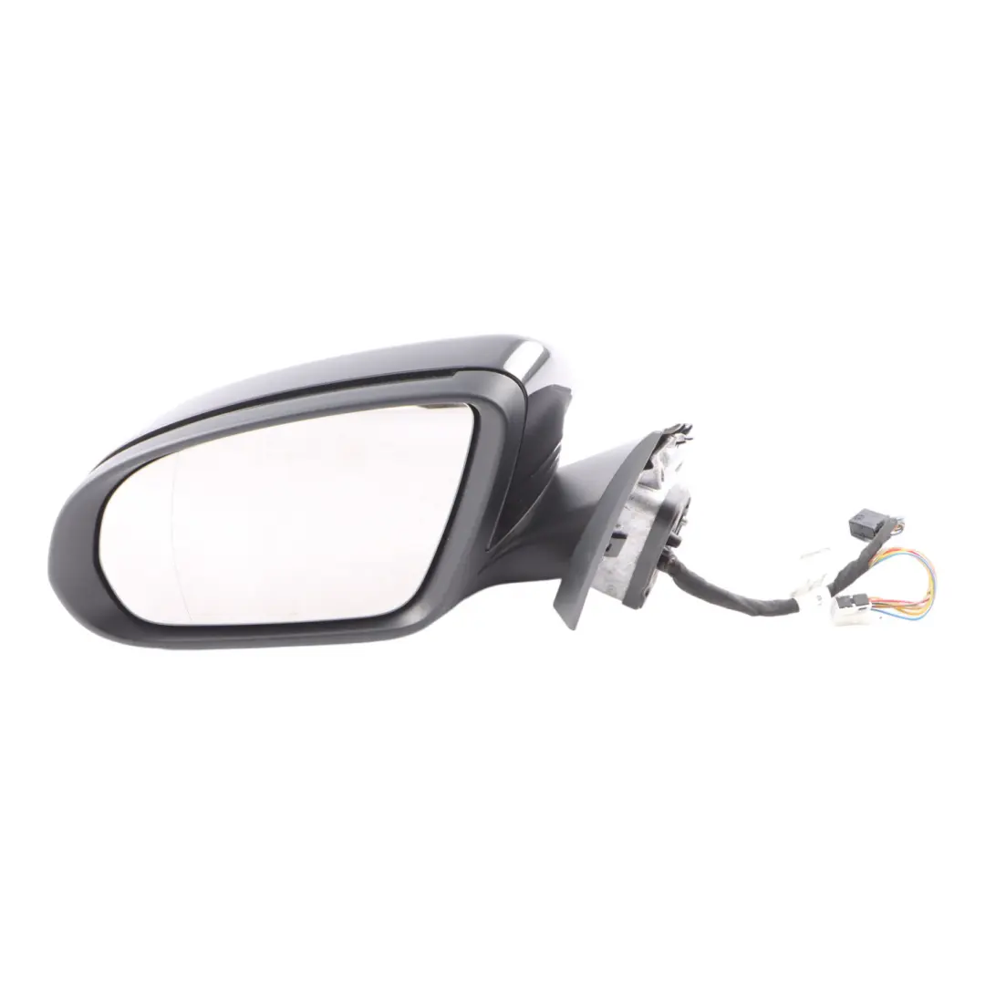 Mercedes W205 Wing Mirror Door Left N/S Outside Obsidian Black 197 - SKU RHD-A2058101505-OB - Part number A2058101505