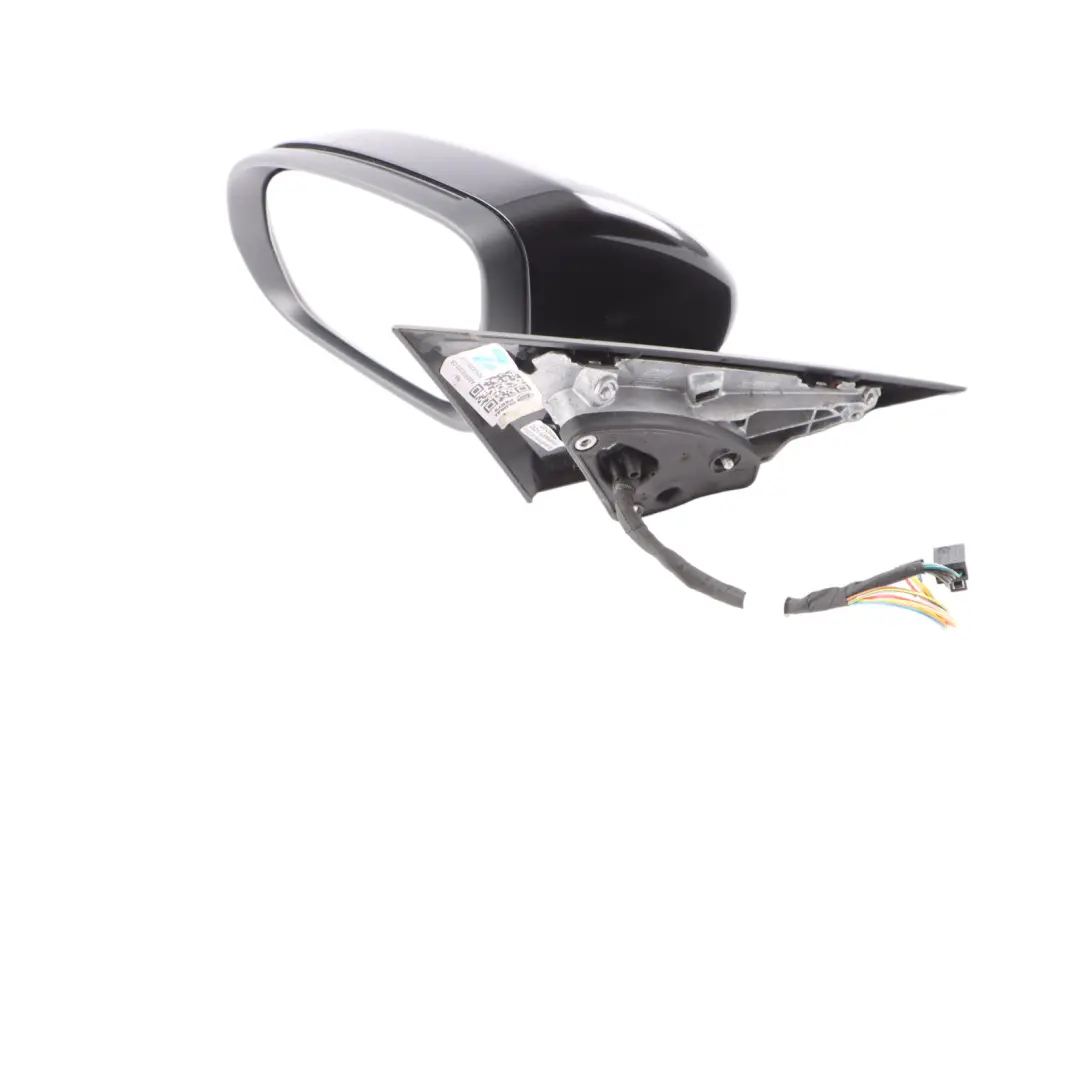 Mercedes W205 Wing Mirror Door Left N/S Outside Obsidian Black 197 - SKU RHD-A2058101505-OB - Part number A2058101505