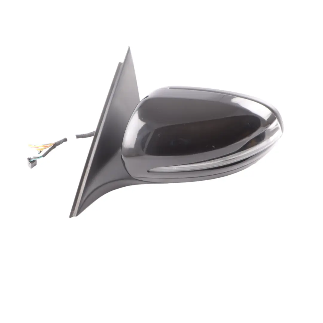 Wing Mirror Door Left N/S Outside Obsidian Black 197 to Mercedes W205 with Part number A2058101505 Mercedes W205 Wing Mirror Door Left N/S Outside Obsidian Black 197 - SKU RHD-A2058101505-OB - Part number A2058101505
