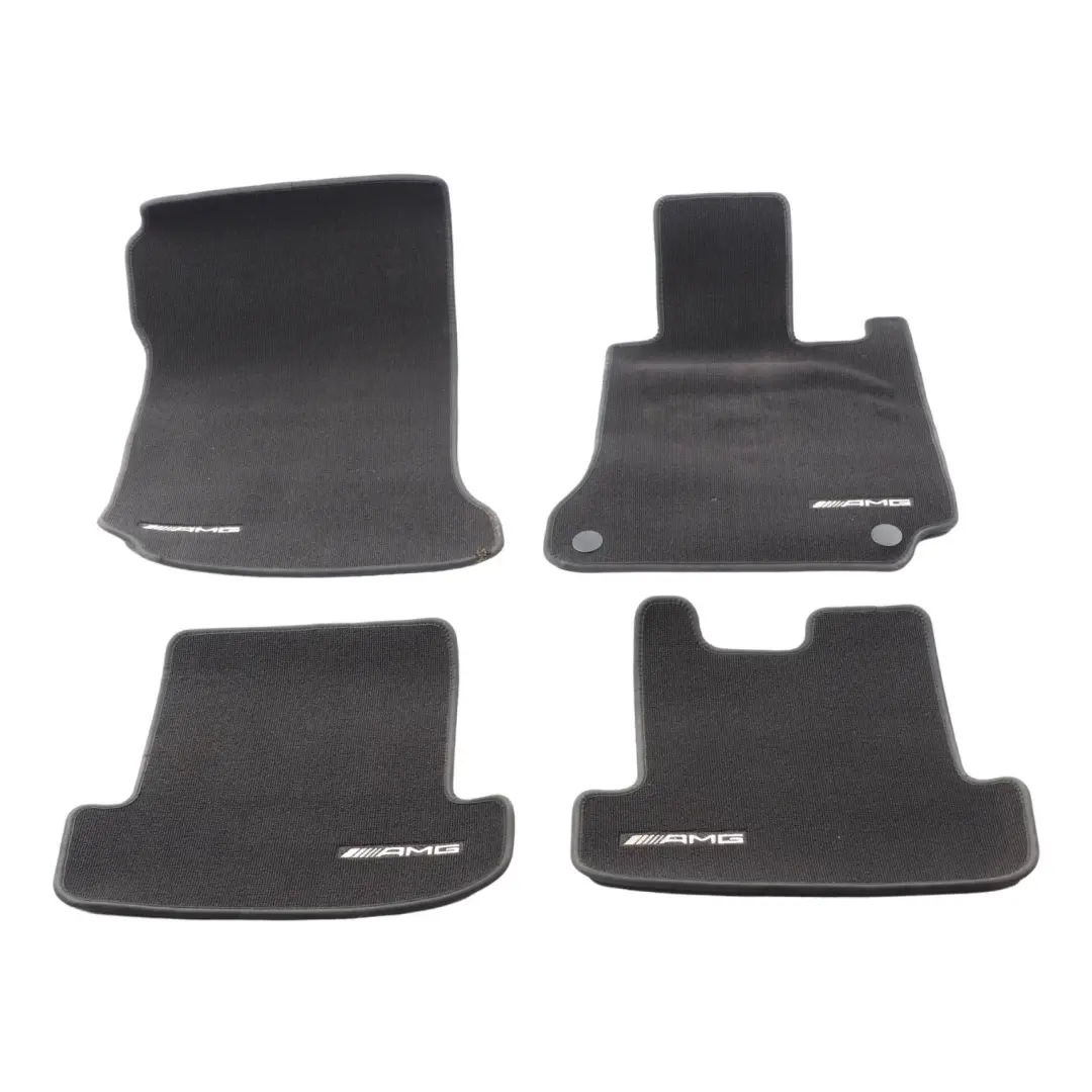 Mercedes C204 W207 Floor Mats Set AMG Interior Front Rear Footwell Floor Covers - SKU RHD-A2076802948 - Part number A2076802948