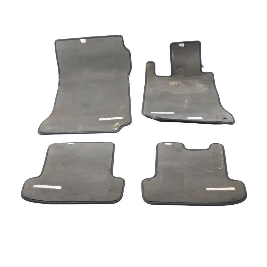 Mercedes C204 W207 Floor Mats Set AMG Interior Front Rear Footwell Floor Covers - SKU RHD-A2076802948 - Part number A2076802948