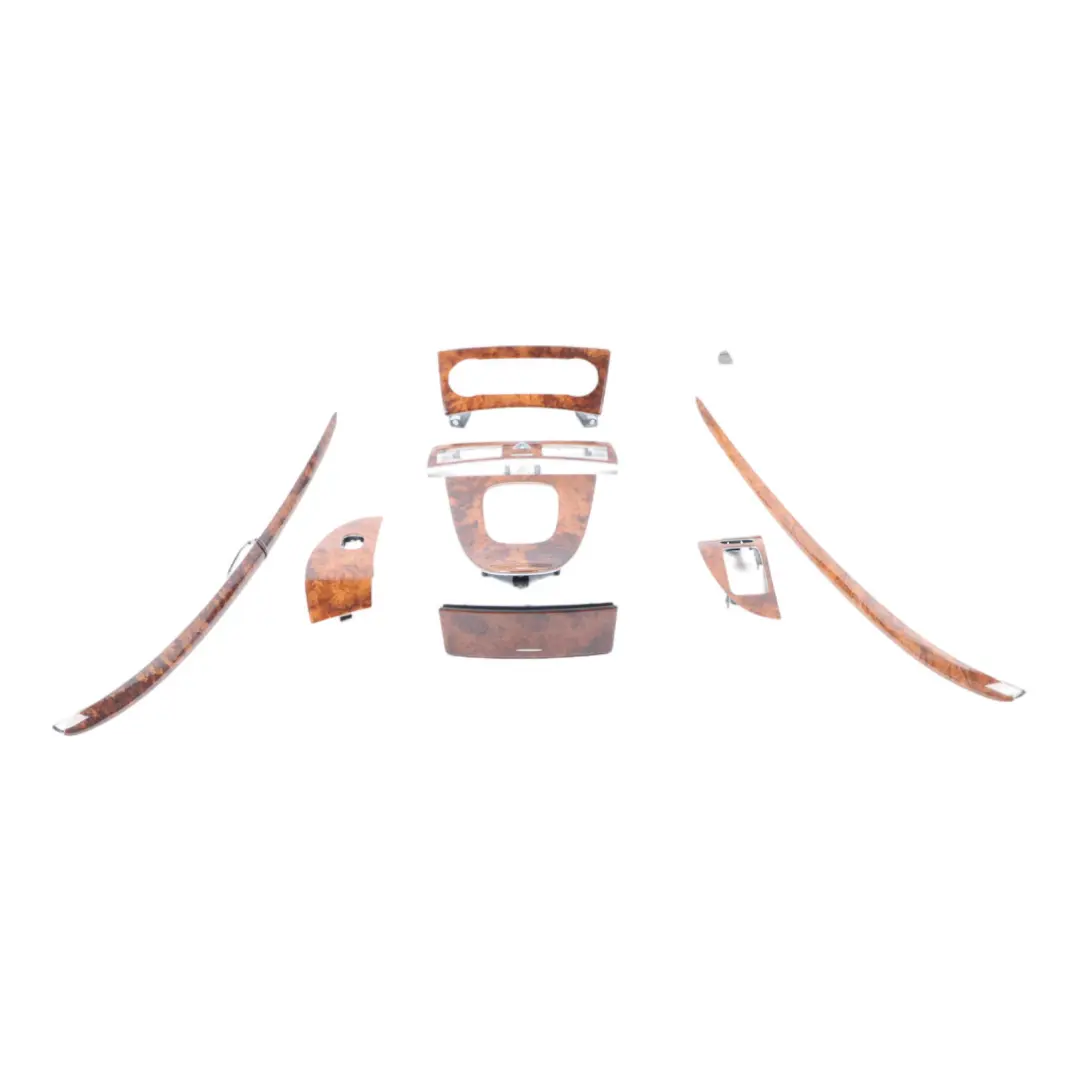 Dashboard Strip Centre Trim Cover Panel Set Wood Burr Walnut to Mercedes CLK C209 with Part number A2096800282 Mercedes CLK C209 Dashboard Strip Centre Trim Cover Panel Set Wood Burr Walnut - SKU rhd-A2096800282 - Part number A2096800282