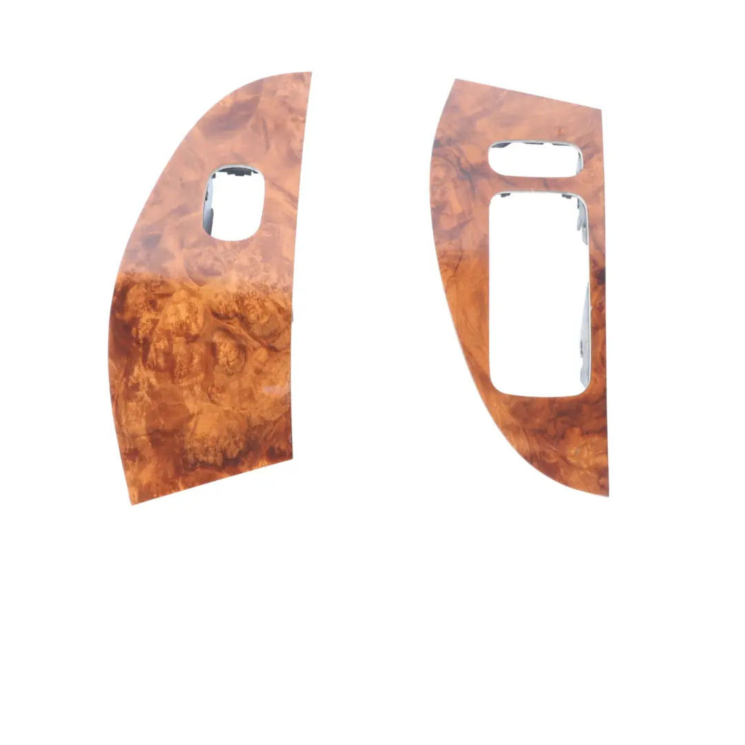 Mercedes CLK C209 Dashboard Strip Centre Trim Cover Panel Set Wood Burr Walnut - SKU rhd-A2096800282 - Part number A2096800282