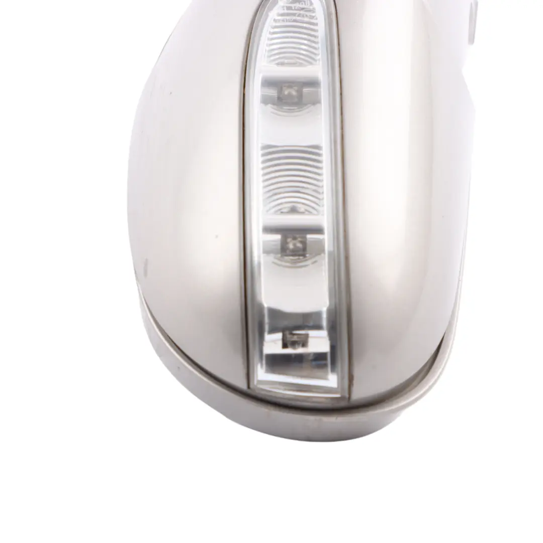 Mercedes CLK-Class C209 Right O/S Power Fold Wing Mirror Cubanite Silver 723 - SKU rhd-A2098100676-CS - Part number A2098100676