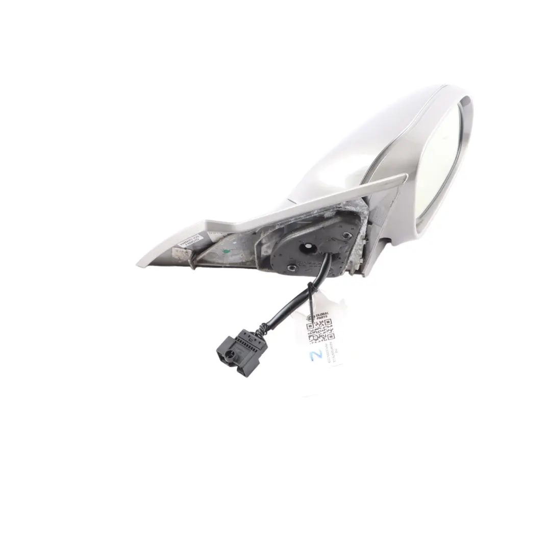 Mercedes CLK-Class C209 Right O/S Power Fold Wing Mirror Cubanite Silver 723 - SKU rhd-A2098100676-CS - Part number A2098100676