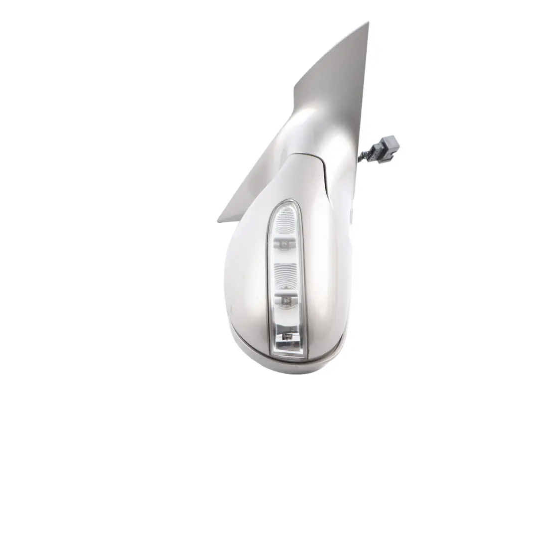 Mercedes CLK-Class C209 Right O/S Power Fold Wing Mirror Cubanite Silver 723 - SKU rhd-A2098100676-CS - Part number A2098100676
