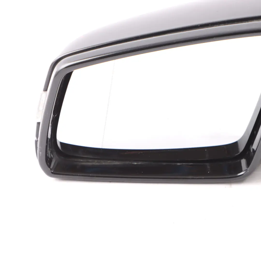 Mercedes W212 Wing Mirror Door Auto Dip Left N/S Obsidian Black 197 - SKU RHD-A2128101976-OB - Part number A2128101976