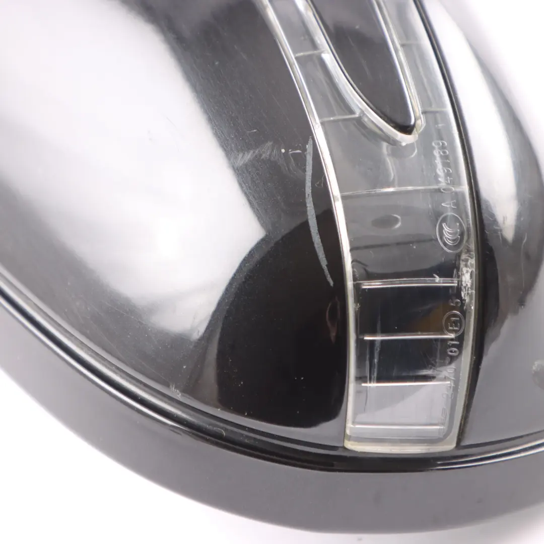 Mercedes CLS C219 Wing Mirror Door Right O/S Power Fold Obsidian Black 197 - SKU RHD-A2198102676-OB - Part number A2198102676