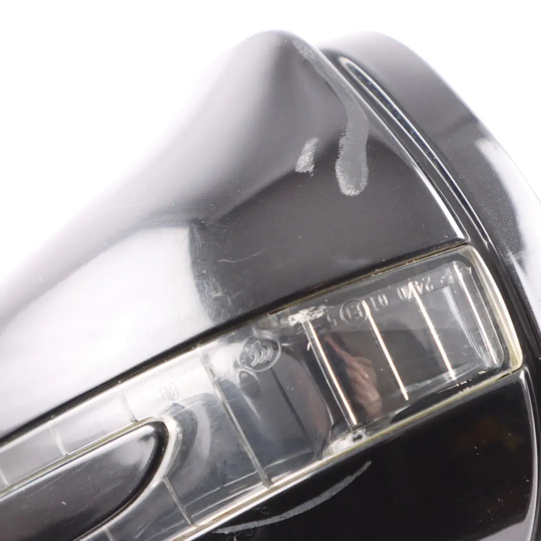 Mercedes CLS C219 Wing Mirror Door Right O/S Power Fold Obsidian Black 197 - SKU RHD-A2198102676-OB - Part number A2198102676